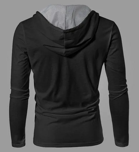 Men's Full Button Hoodie