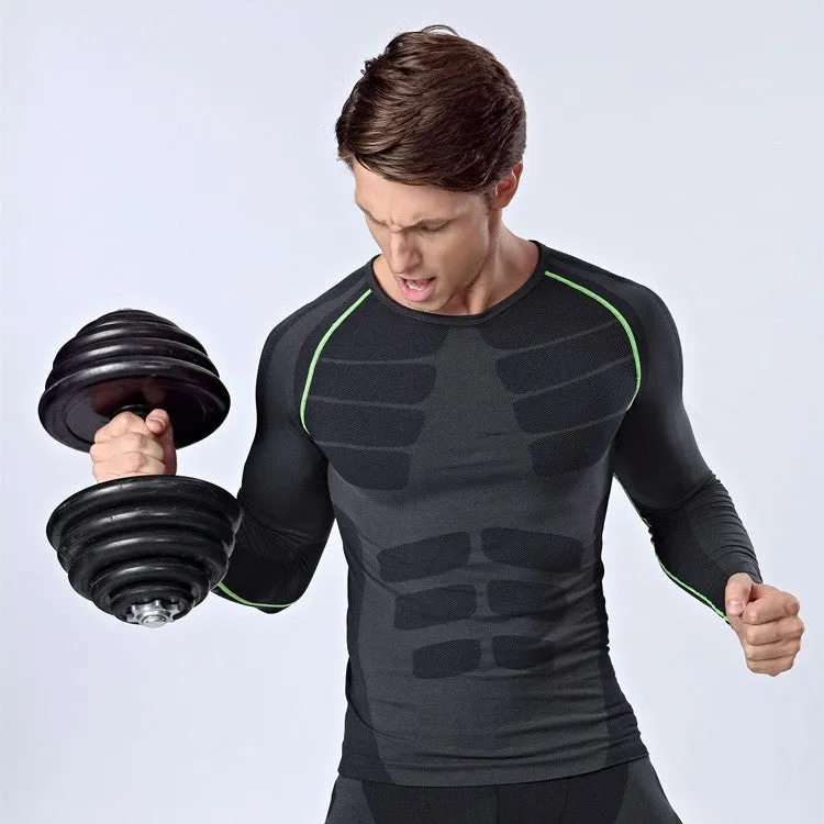 Men's Long Sleeve Yoga Sweatshirt Fitness Sportswear | Pro Joggers Quick-Dry Shirt