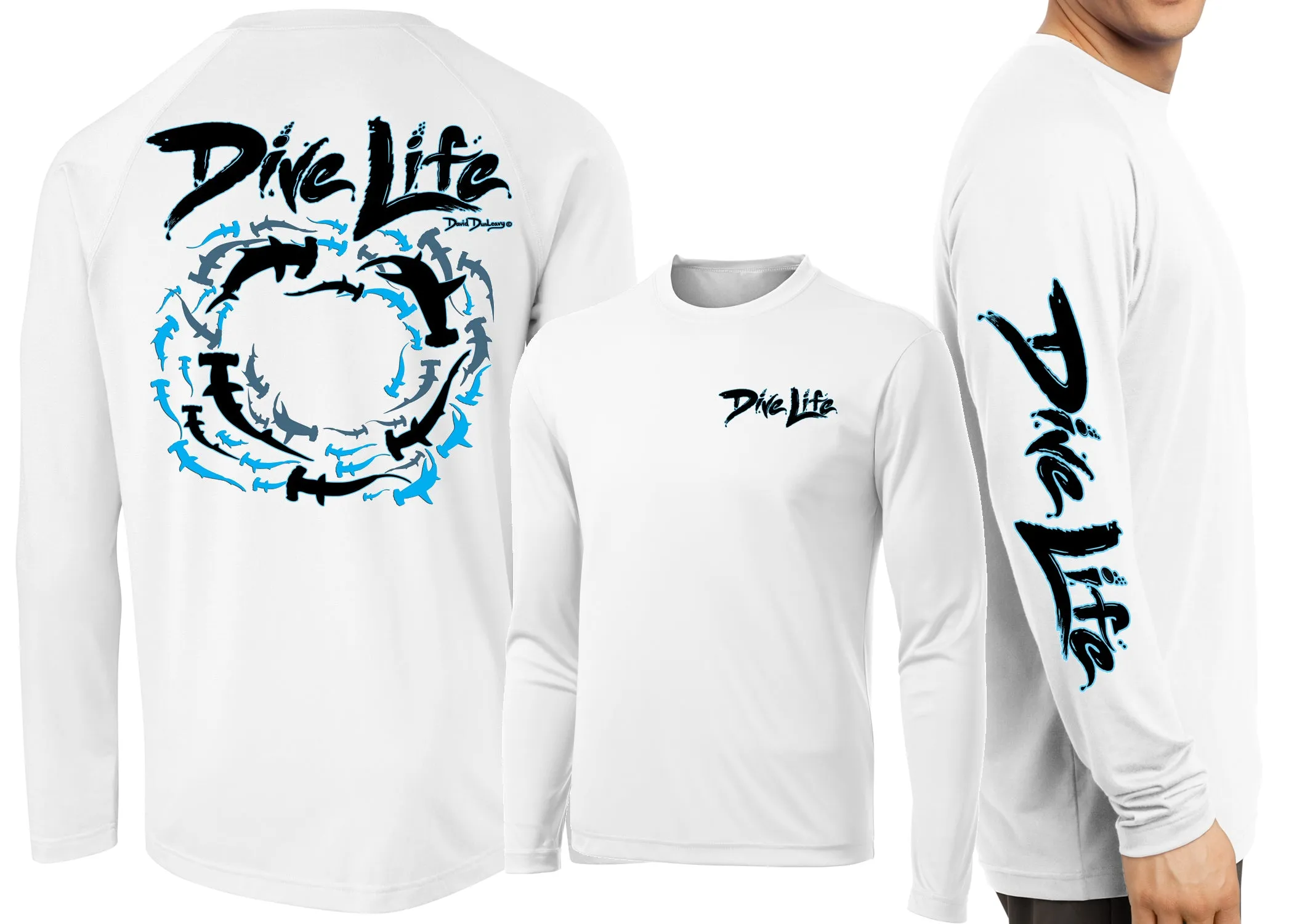 Men’s Performance Dive Life Hammerheads Long Sleeve
