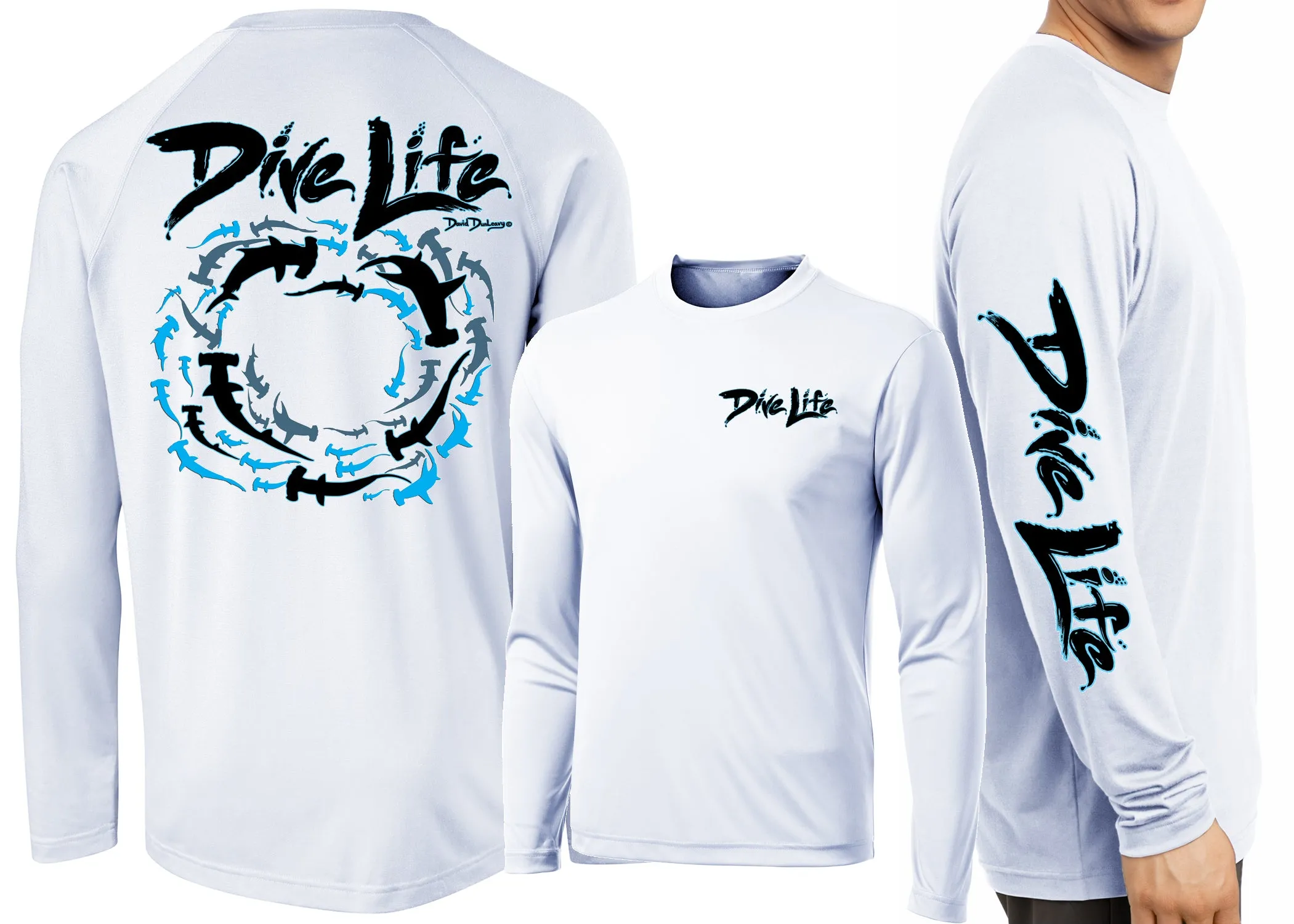Men’s Performance Dive Life Hammerheads Long Sleeve