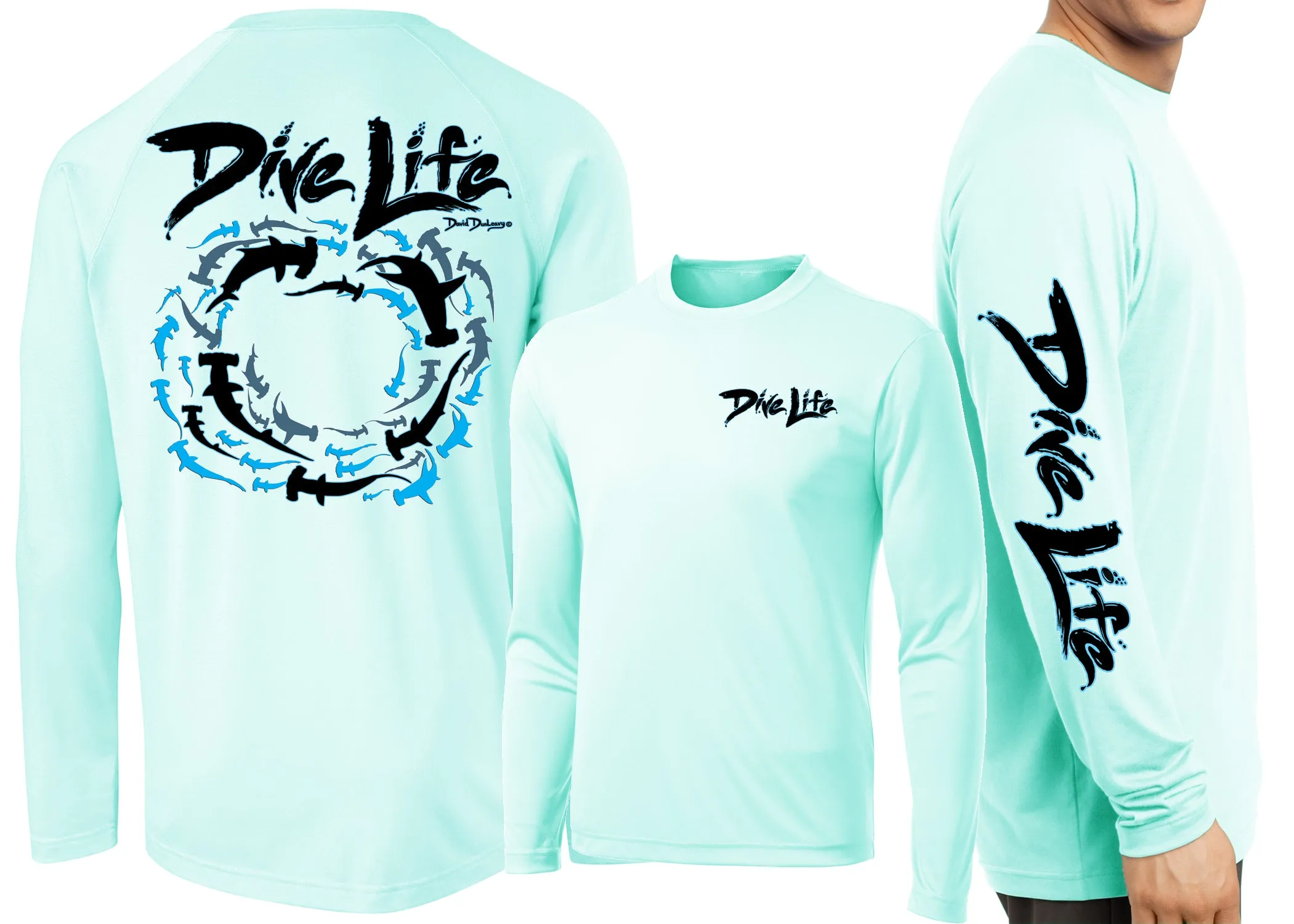 Men’s Performance Dive Life Hammerheads Long Sleeve