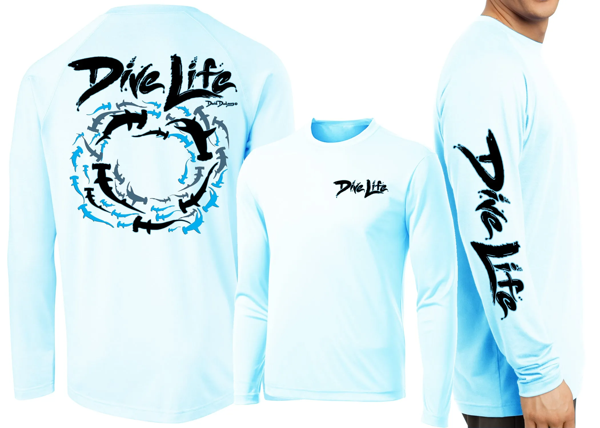Men’s Performance Dive Life Hammerheads Long Sleeve
