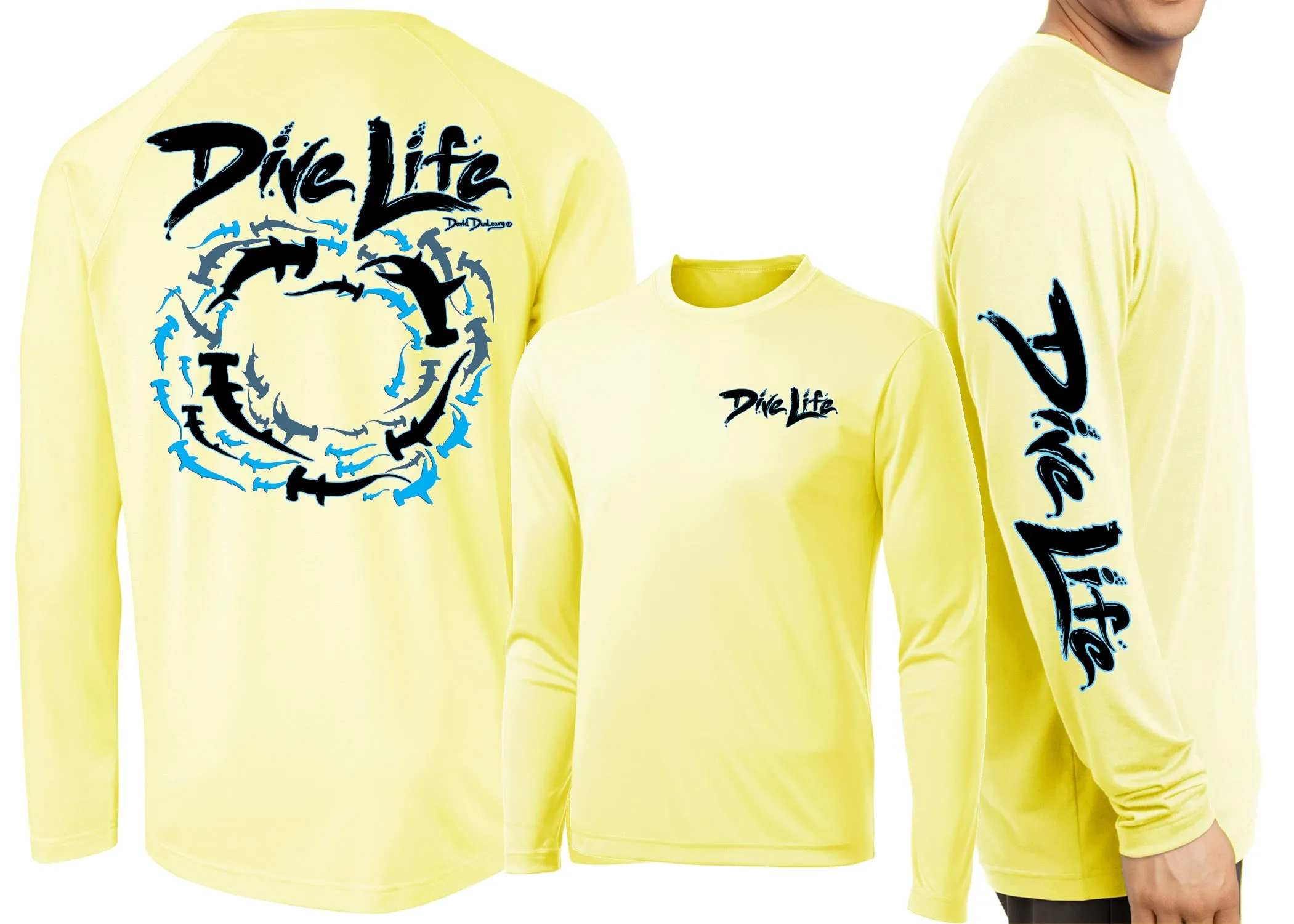 Men’s Performance Dive Life Hammerheads Long Sleeve