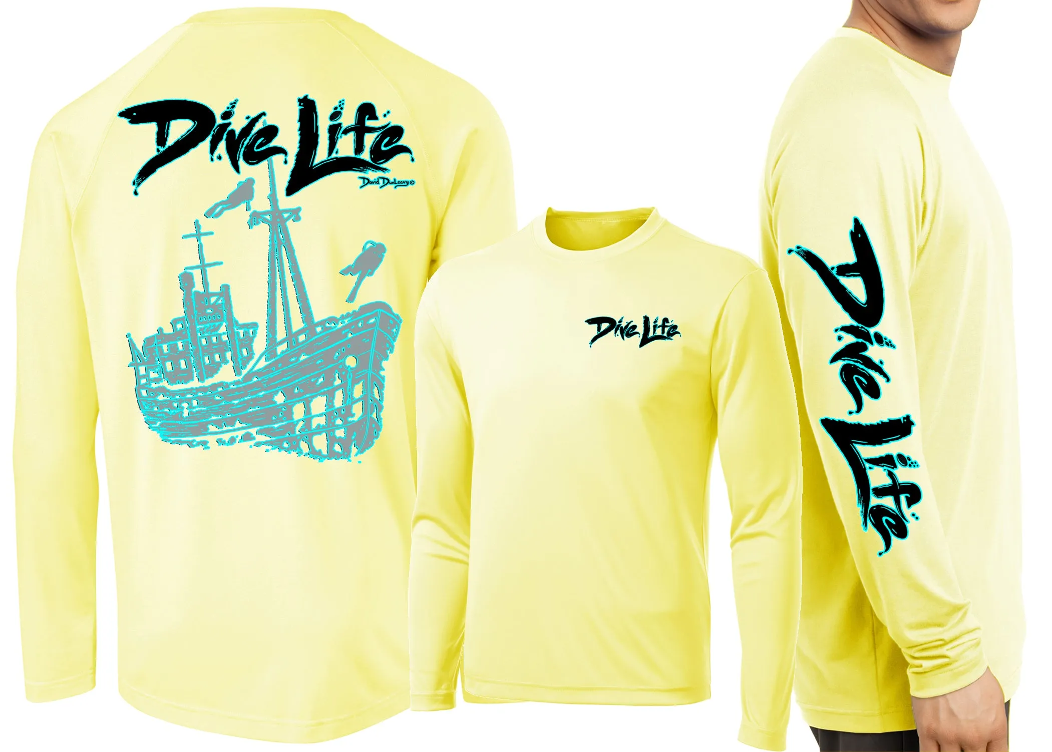 Men’s Performance Dive Life Ship Wreck Long Sleeve
