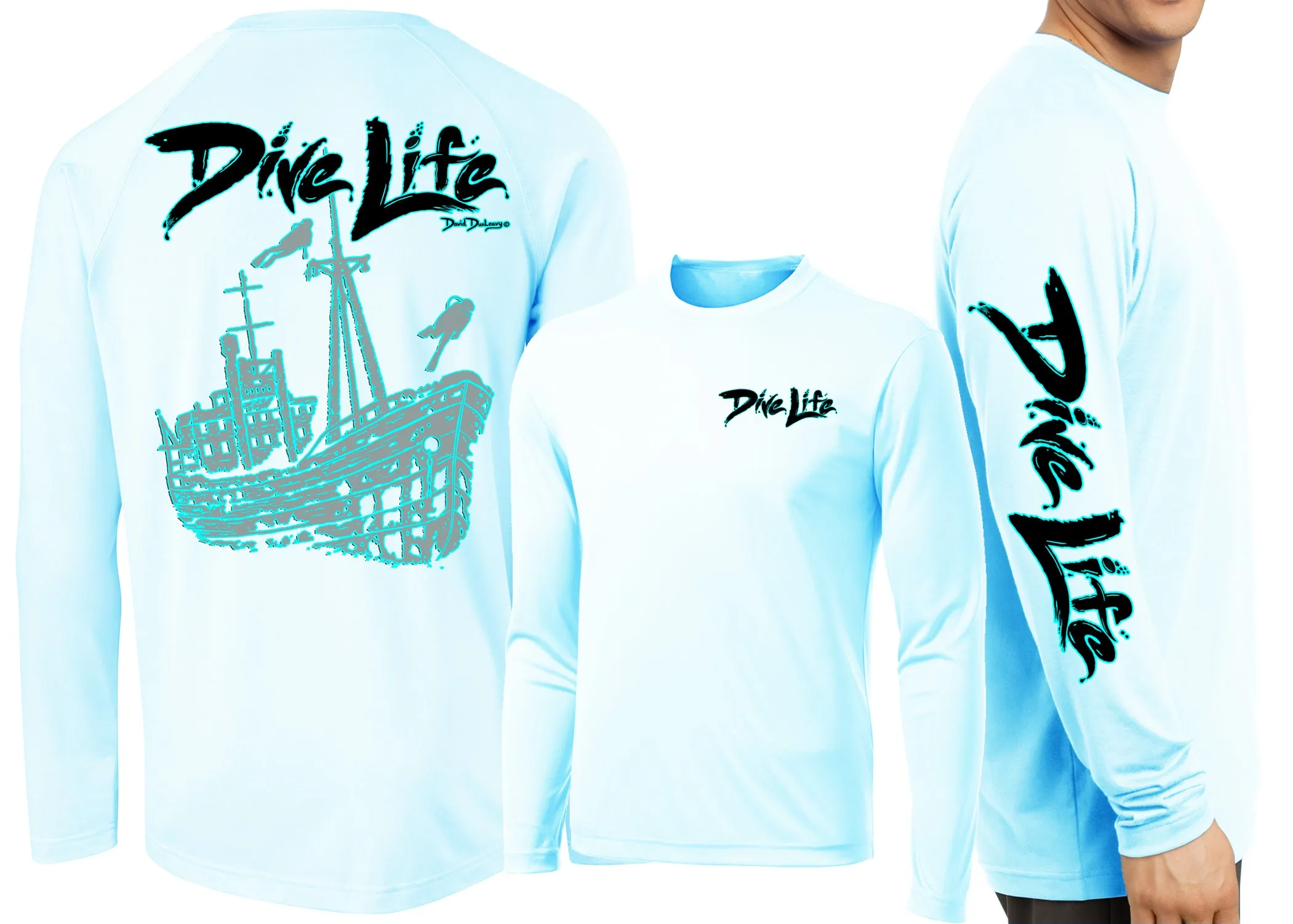 Men’s Performance Dive Life Ship Wreck Long Sleeve