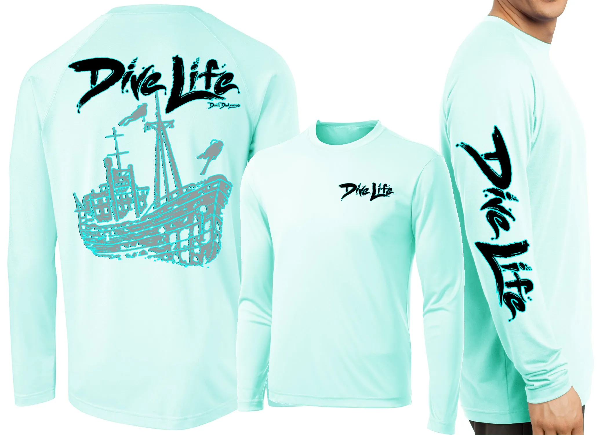 Men’s Performance Dive Life Ship Wreck Long Sleeve