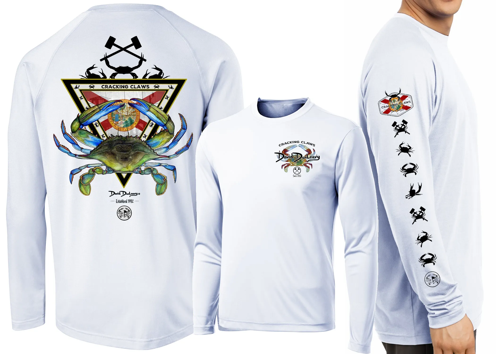 Men’s Performance Florida Blue Crab Long Sleeve