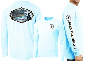 Men’s Performance Tiger Shark & Mermaid Long Sleeve
