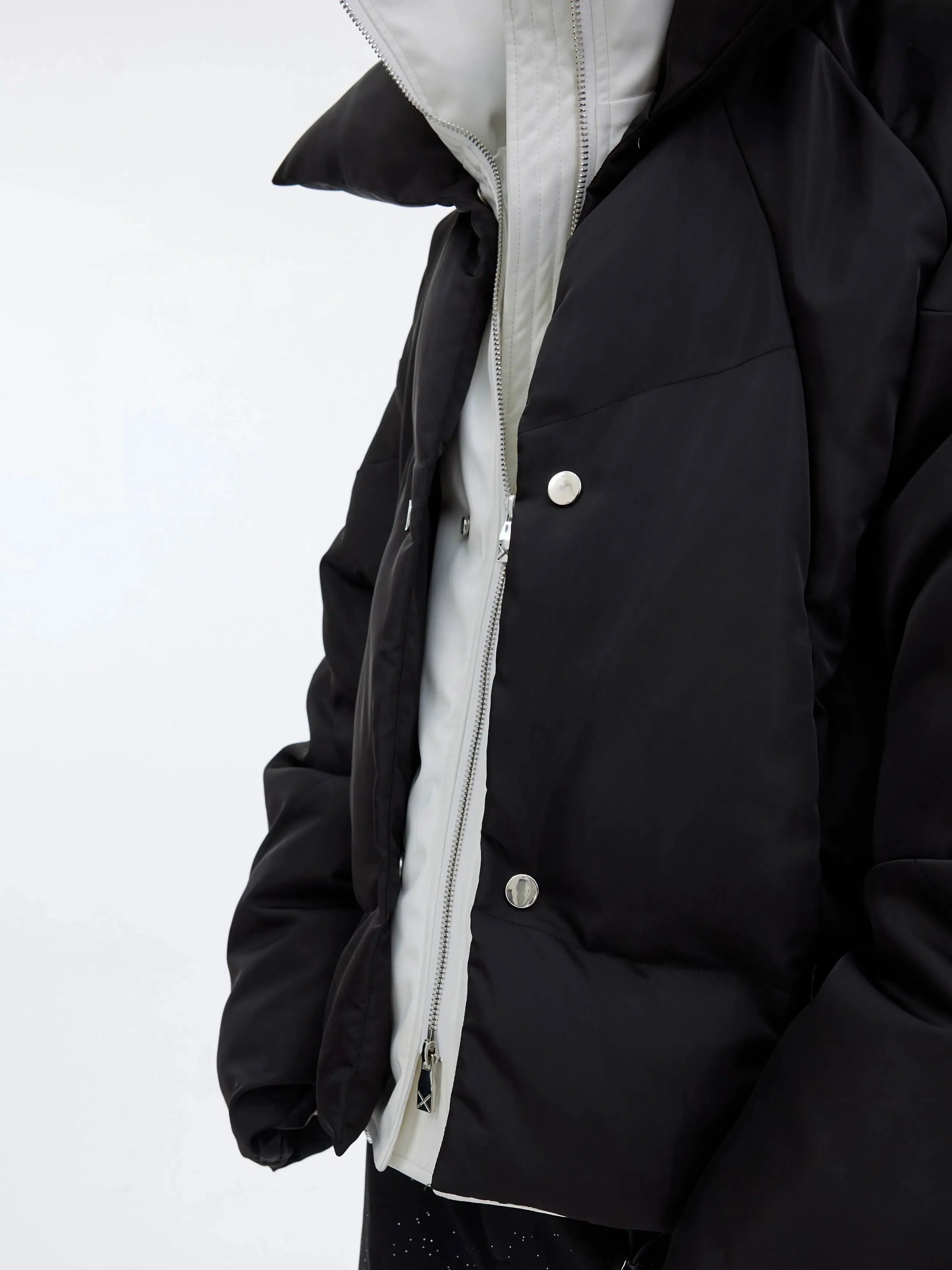 Metal Buttons Double-Layer Jacket