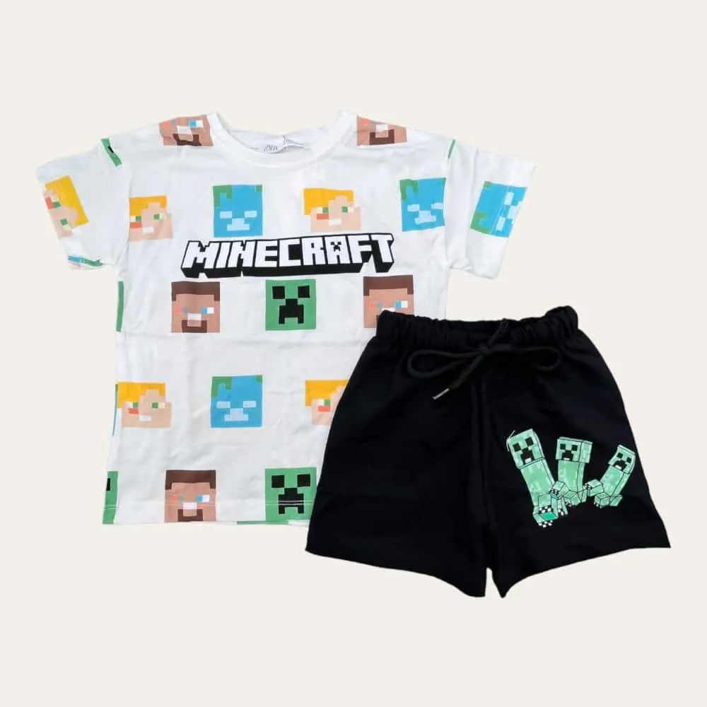 Minecraft Shorts Set S-140