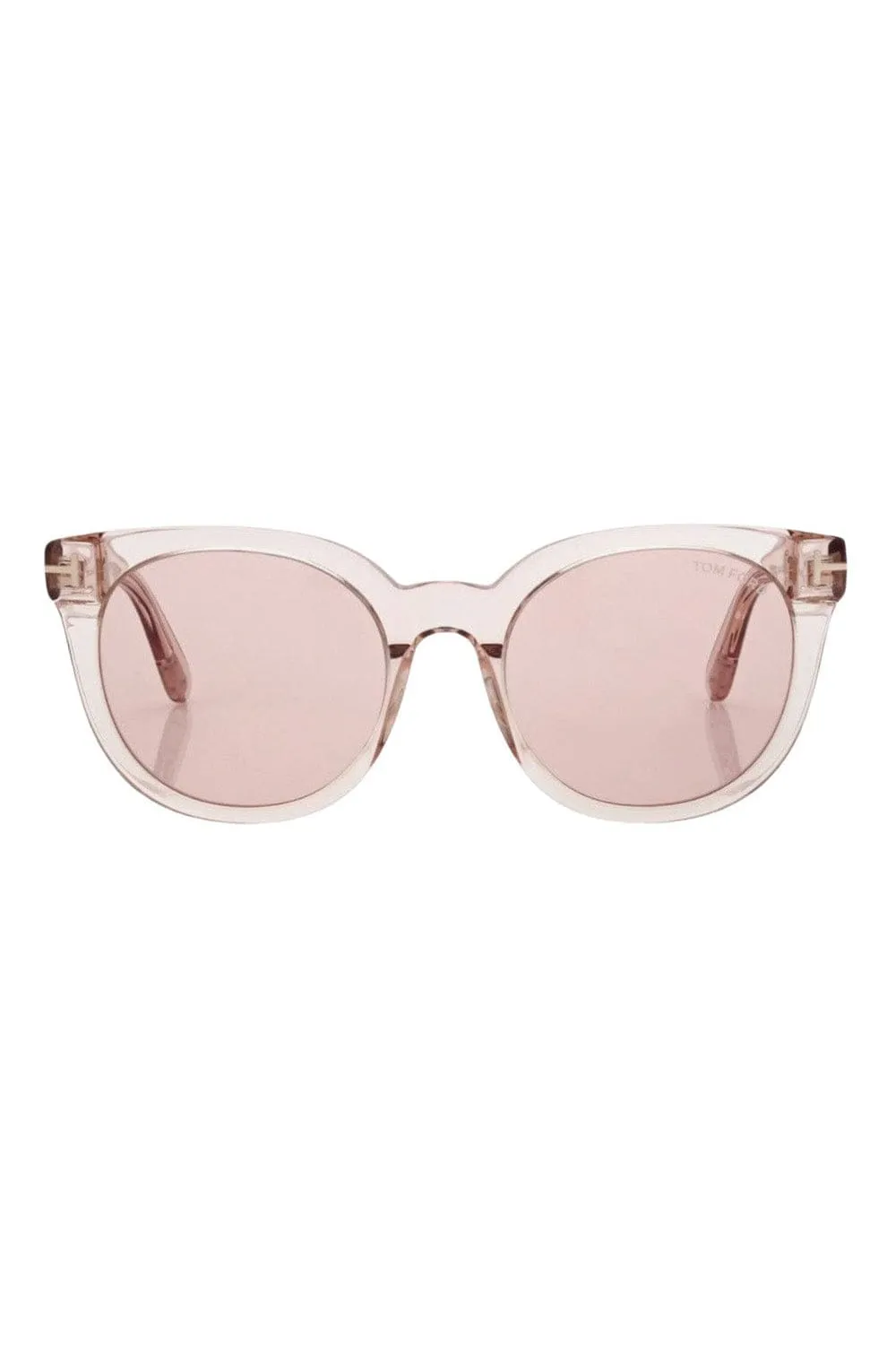 Moira Pink Transparent Acetate Sunglasses