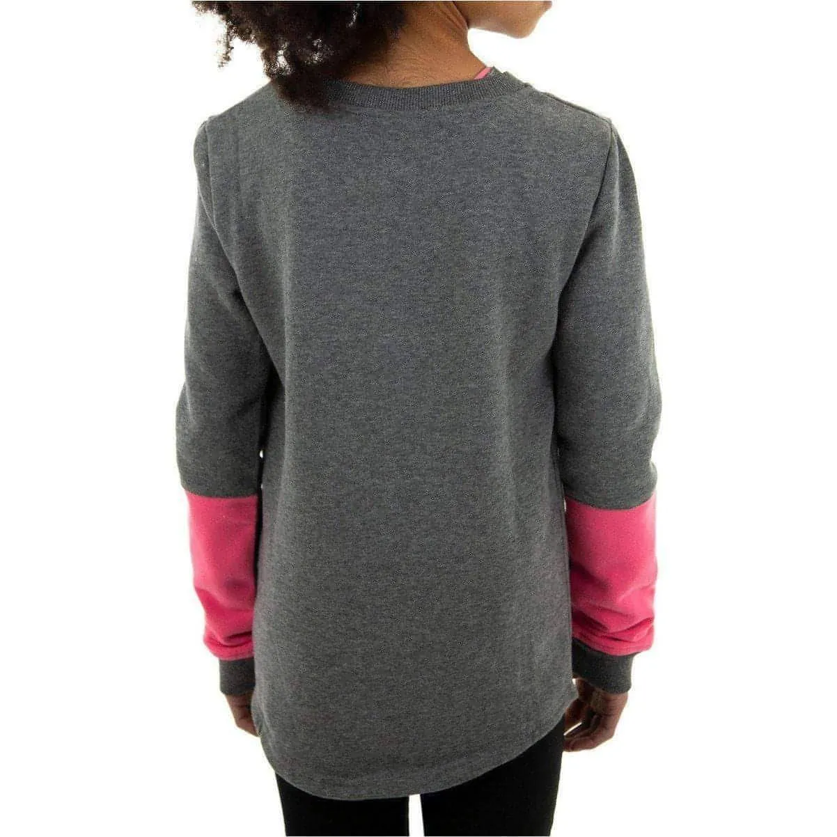 More Mile Girls Fleece Sweatshirt - Grey