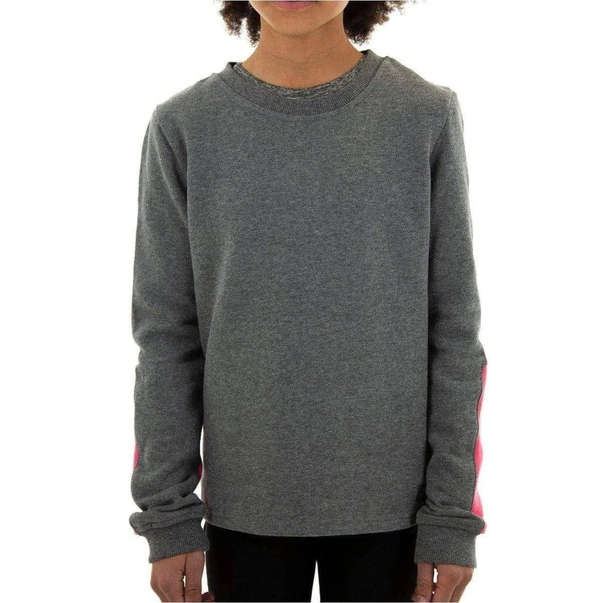 More Mile Girls Fleece Sweatshirt - Grey