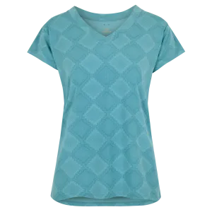 Neha V-Neck T-Shirt - Light Hydra Barely There
