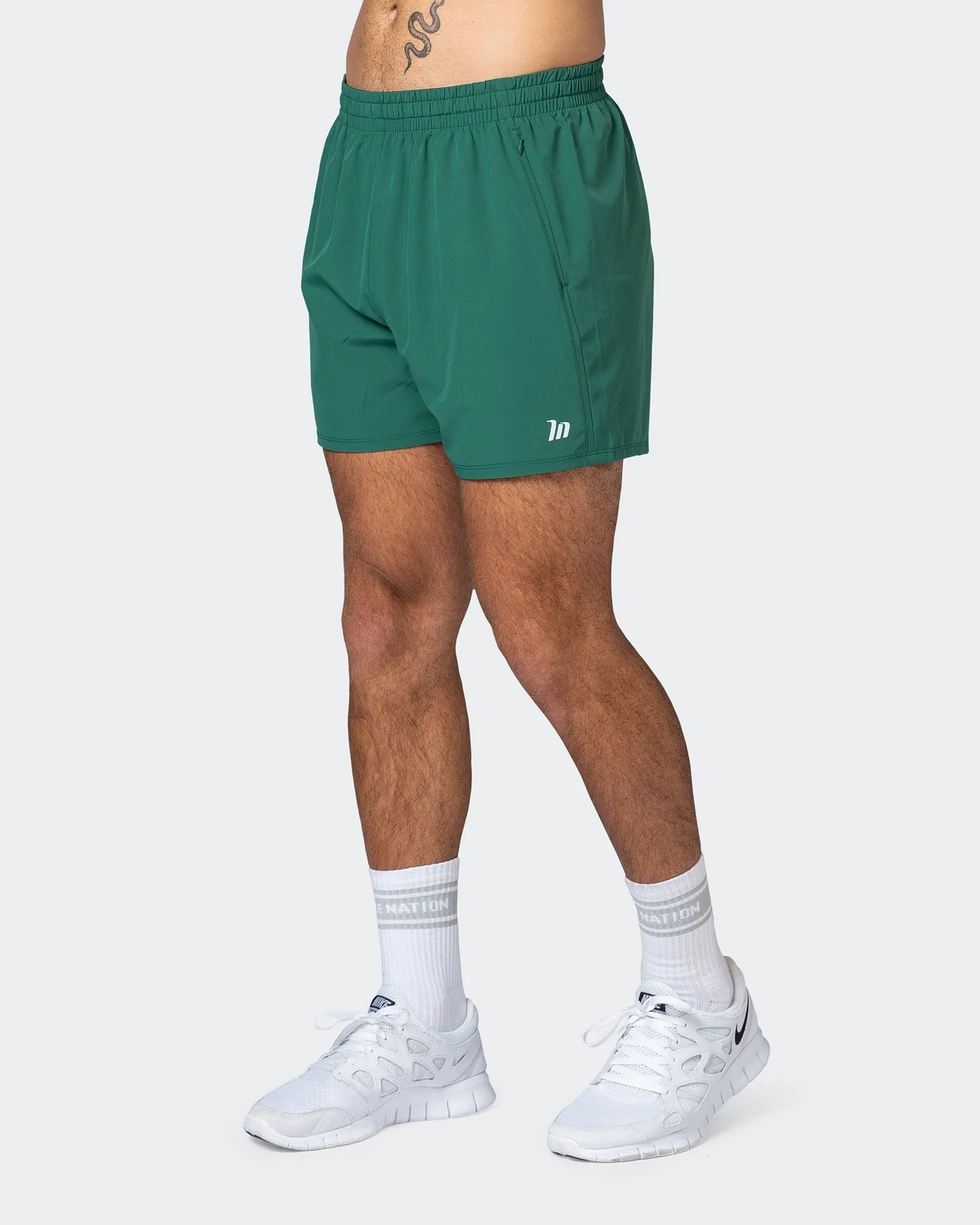 New Heights 4" Shorts - Antique Green