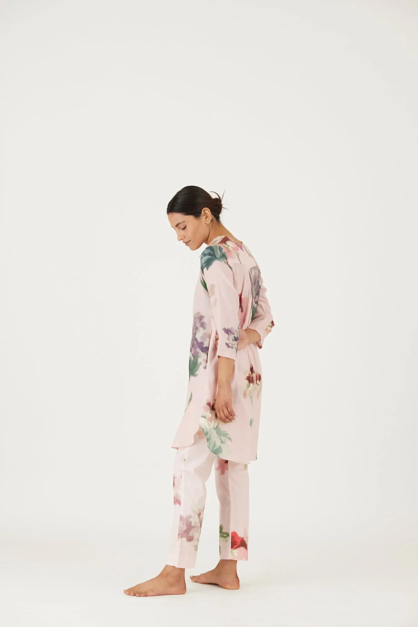 New Season Fall 24/Summer 25-Coord Set-Cotton Twill-Juliet Pink-YAMLS42-Fashion Edit Yam