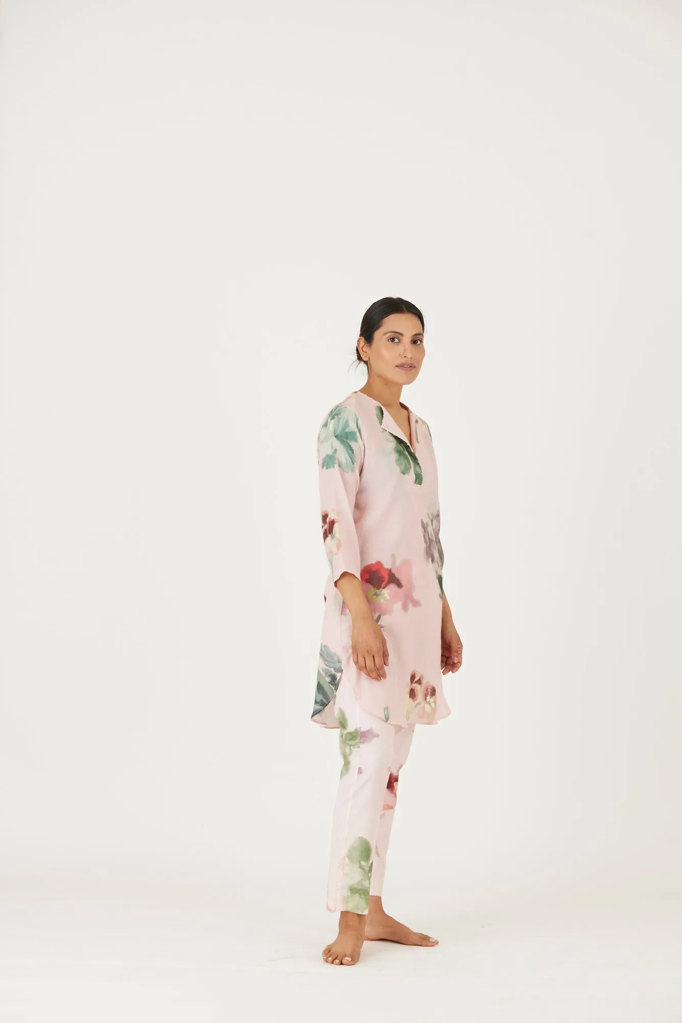 New Season Fall 24/Summer 25-Coord Set-Cotton Twill-Juliet Pink-YAMLS42-Fashion Edit Yam
