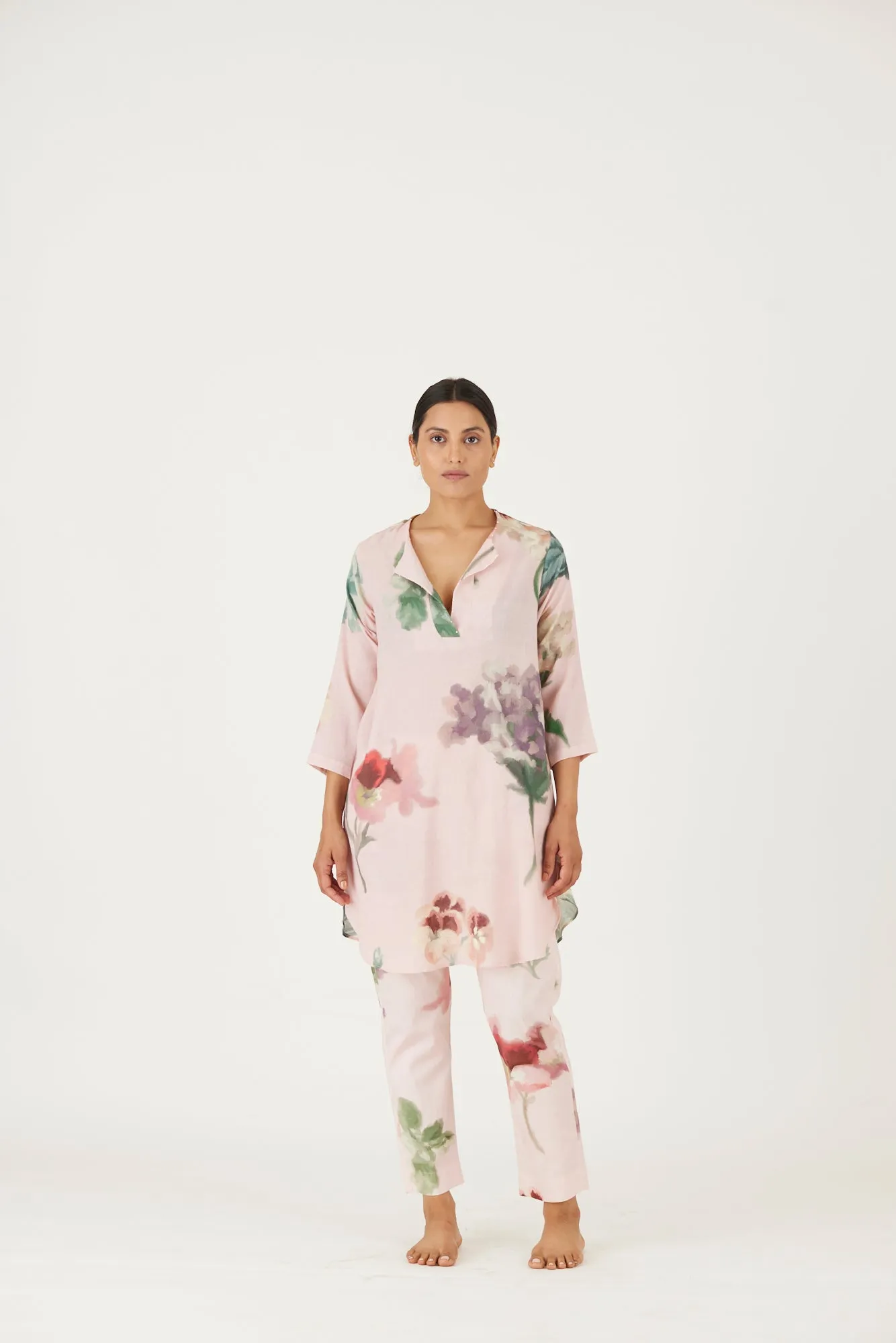 New Season Fall 24/Summer 25-Coord Set-Cotton Twill-Juliet Pink-YAMLS42-Fashion Edit Yam