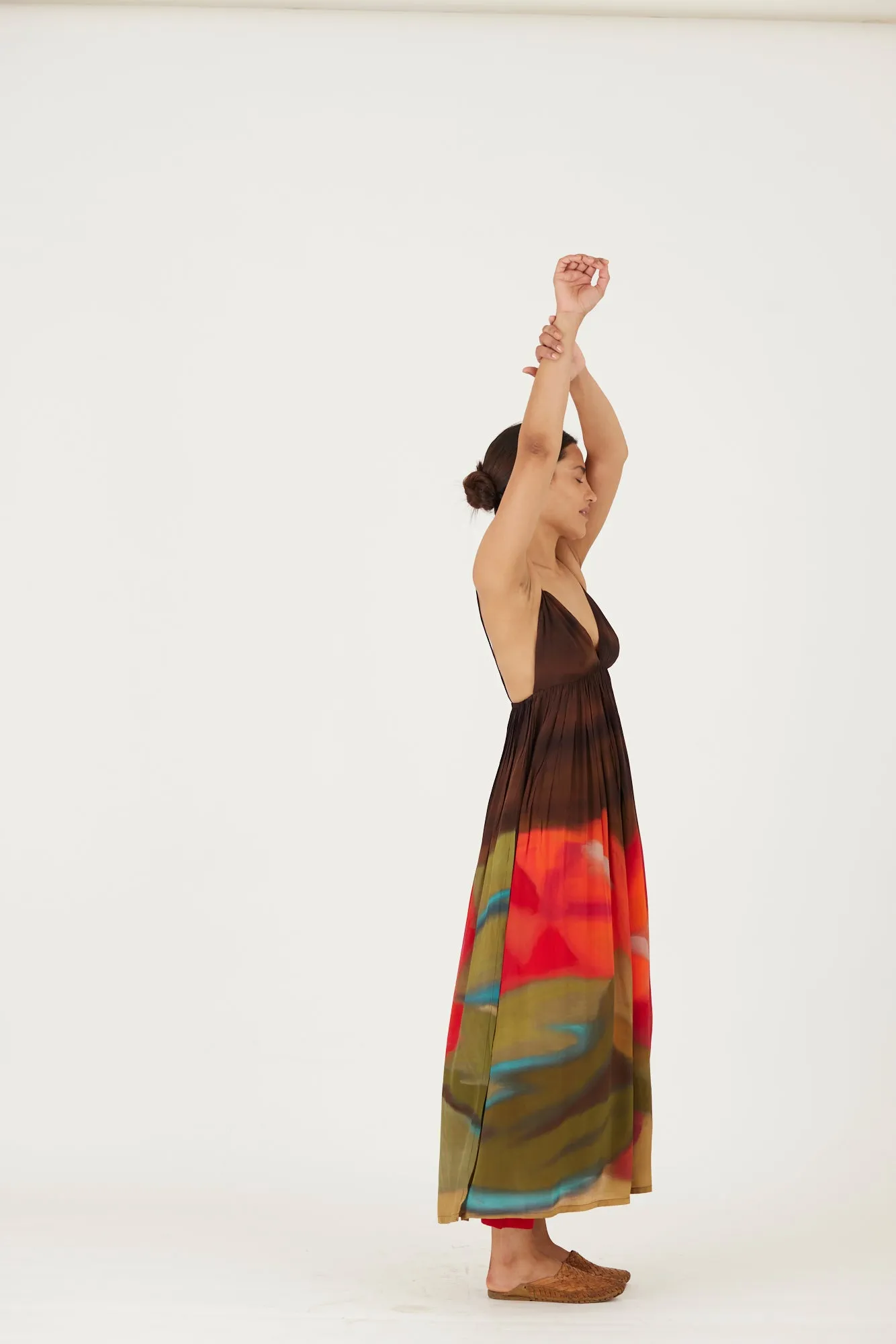 New Season Fall 24/Summer 25-Coord Set-Crepe-Lola Multi Color-YAMLS49-Fashion Edit Yam