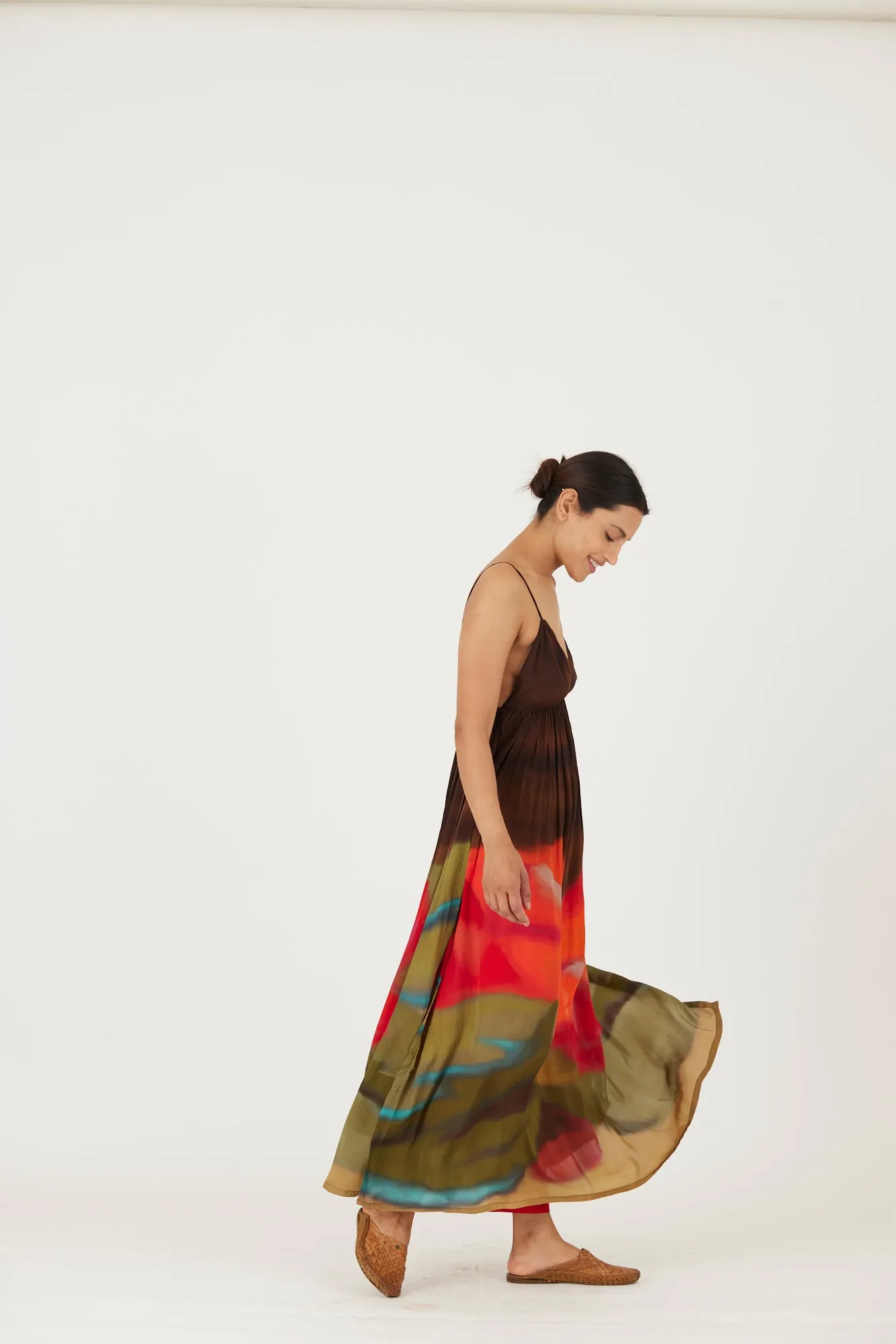 New Season Fall 24/Summer 25-Coord Set-Crepe-Lola Multi Color-YAMLS49-Fashion Edit Yam
