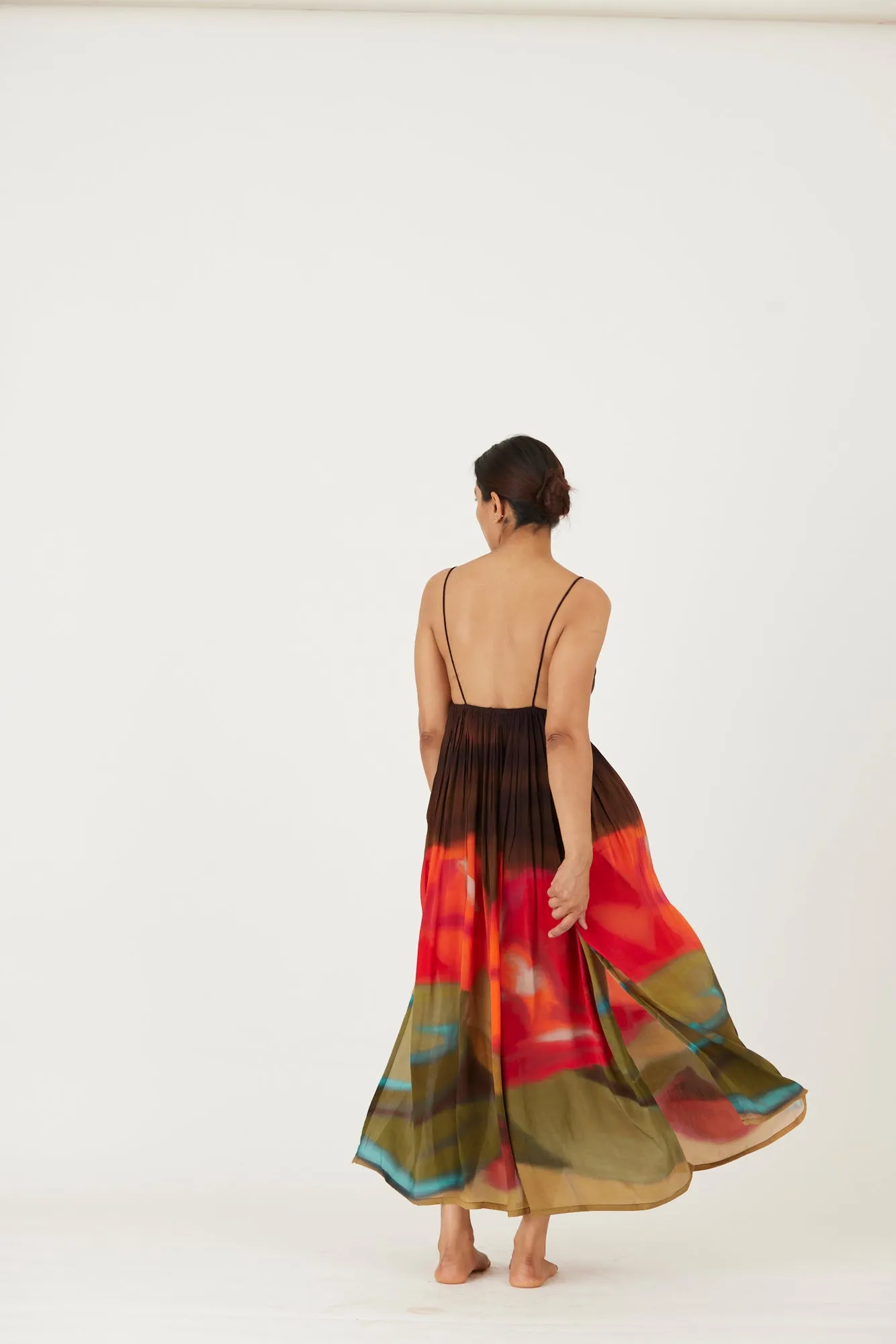 New Season Fall 24/Summer 25-Coord Set-Crepe-Lola Multi Color-YAMLS49-Fashion Edit Yam