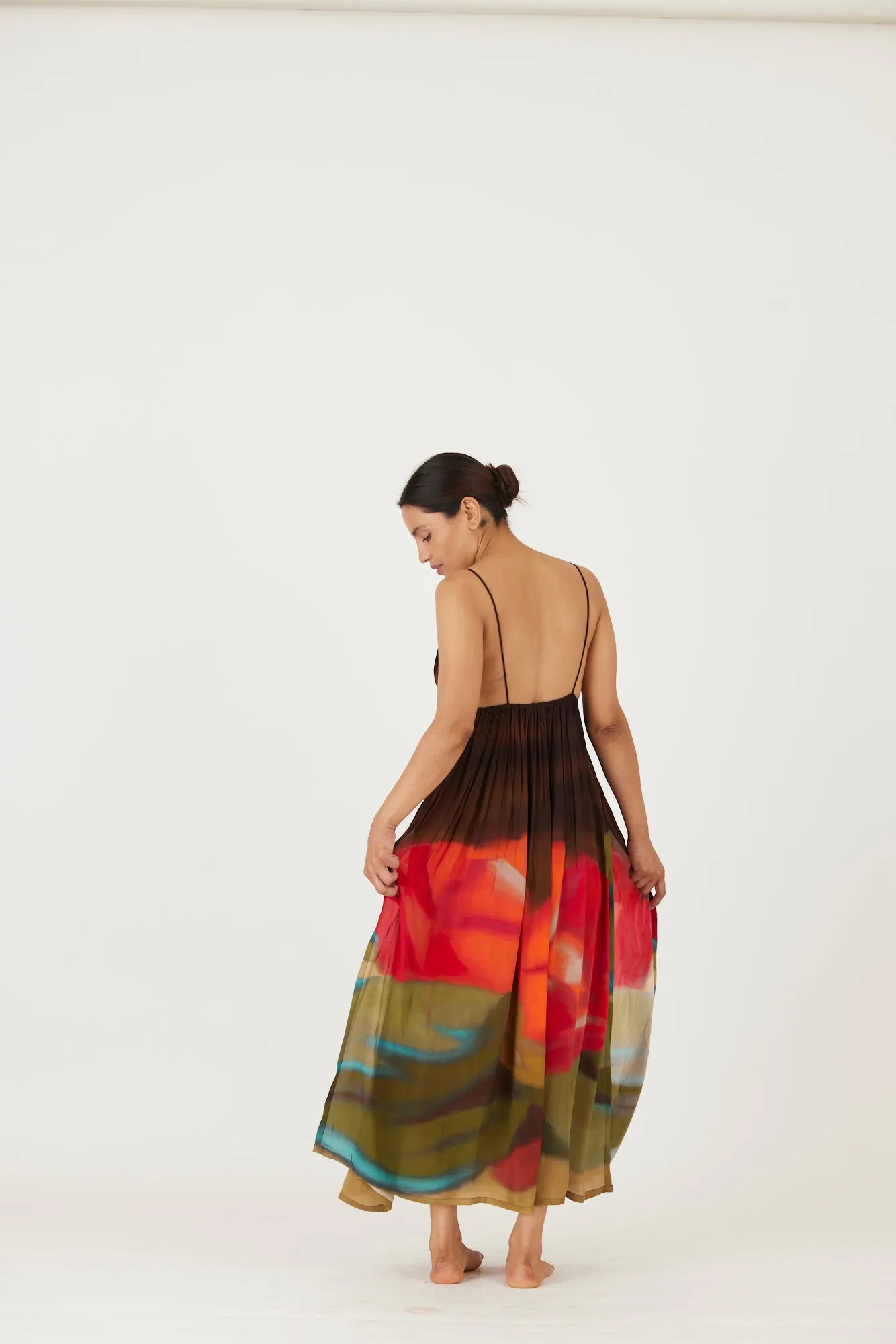 New Season Fall 24/Summer 25-Coord Set-Crepe-Lola Multi Color-YAMLS49-Fashion Edit Yam