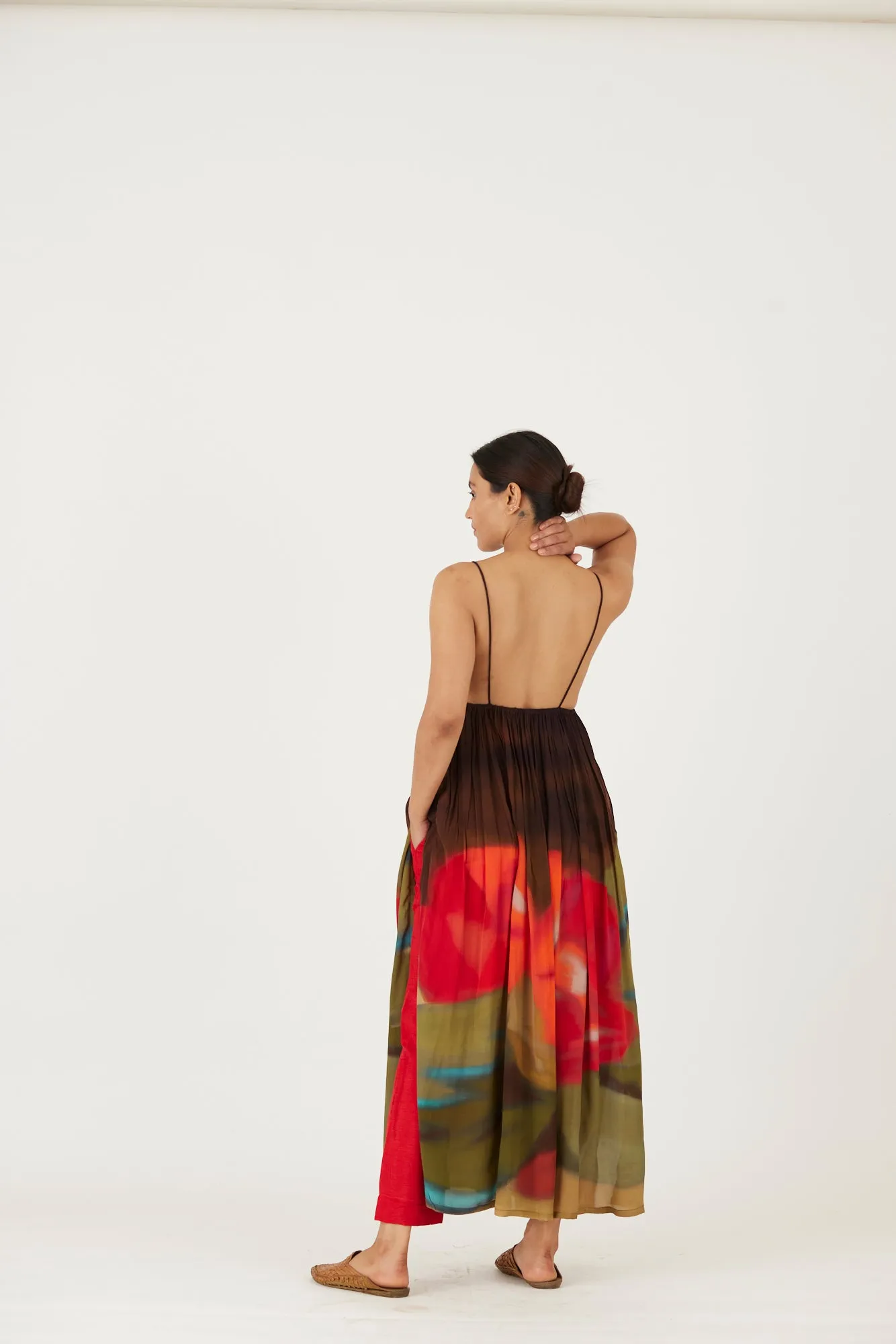 New Season Fall 24/Summer 25-Coord Set-Crepe-Lola Multi Color-YAMLS49-Fashion Edit Yam
