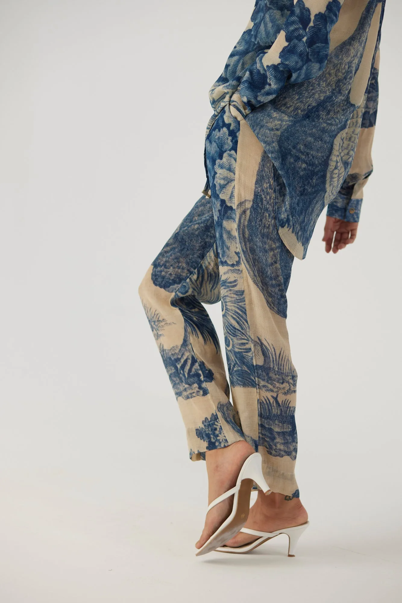 New Season Fall 24/Summer 25-Coord Set-Crepe-Morni White-YAMBB06-Fashion Edit Yam