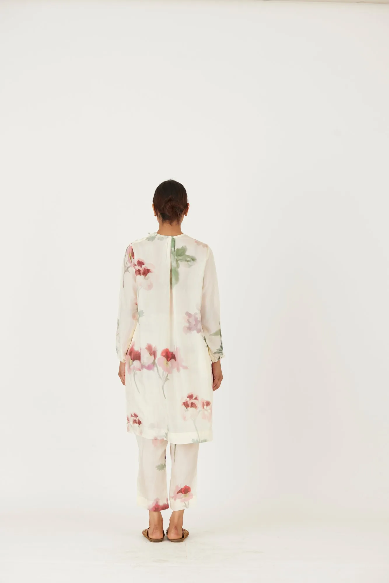 New Season Fall 24/Summer 25-Coord Set-Silk-Juliet White-YAMLS37-Fashion Edit Yam