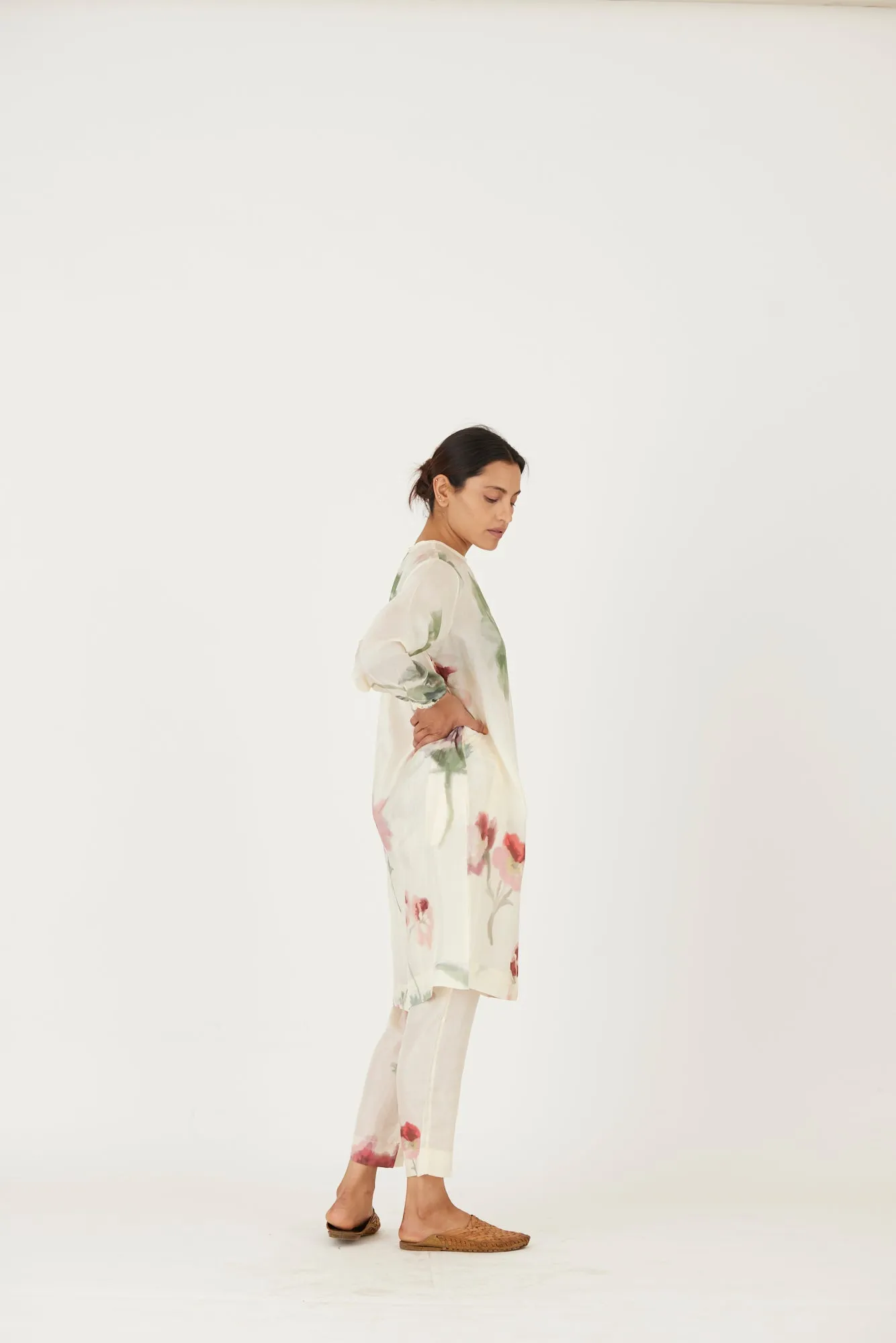 New Season Fall 24/Summer 25-Coord Set-Silk-Juliet White-YAMLS37-Fashion Edit Yam
