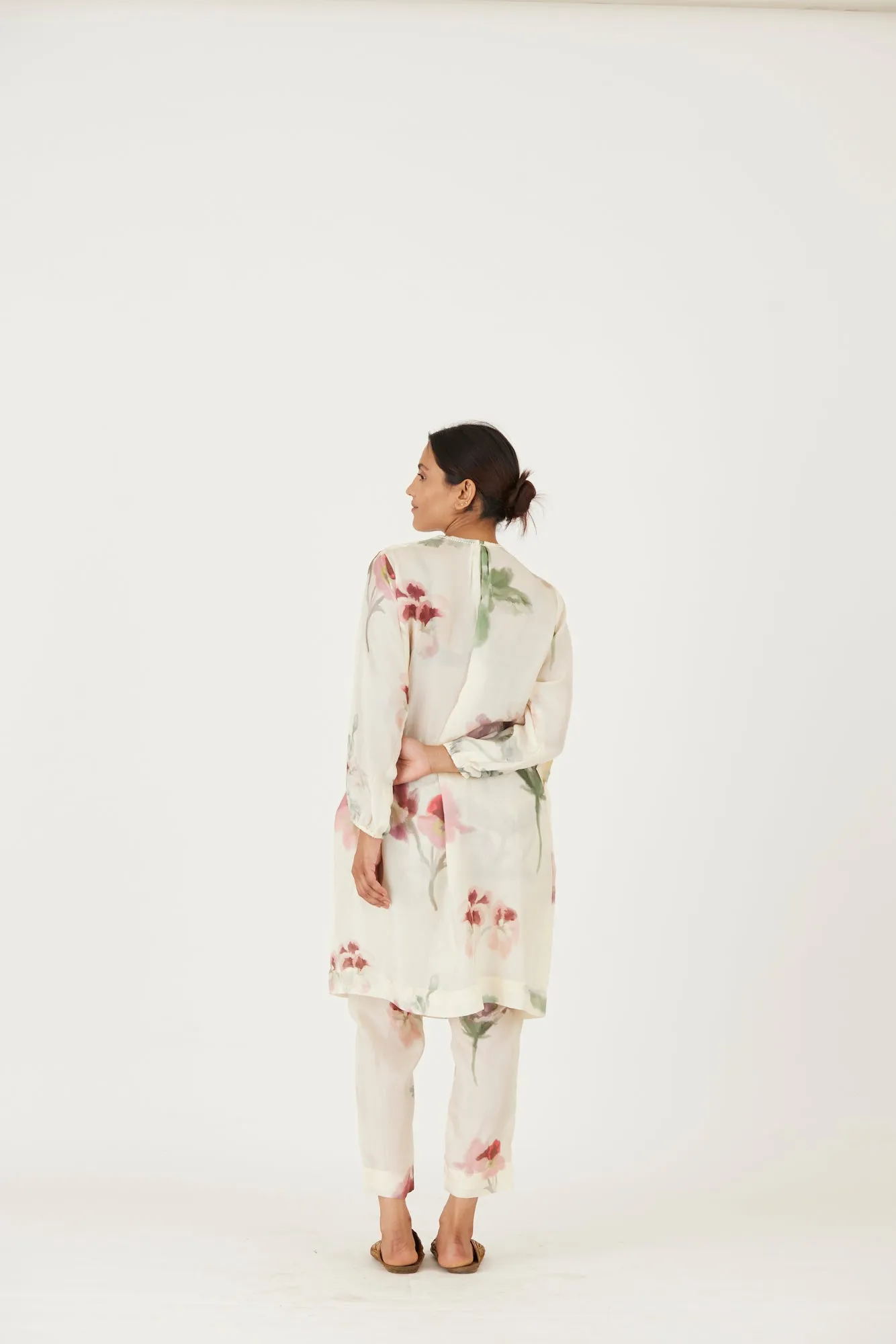 New Season Fall 24/Summer 25-Coord Set-Silk-Juliet White-YAMLS37-Fashion Edit Yam