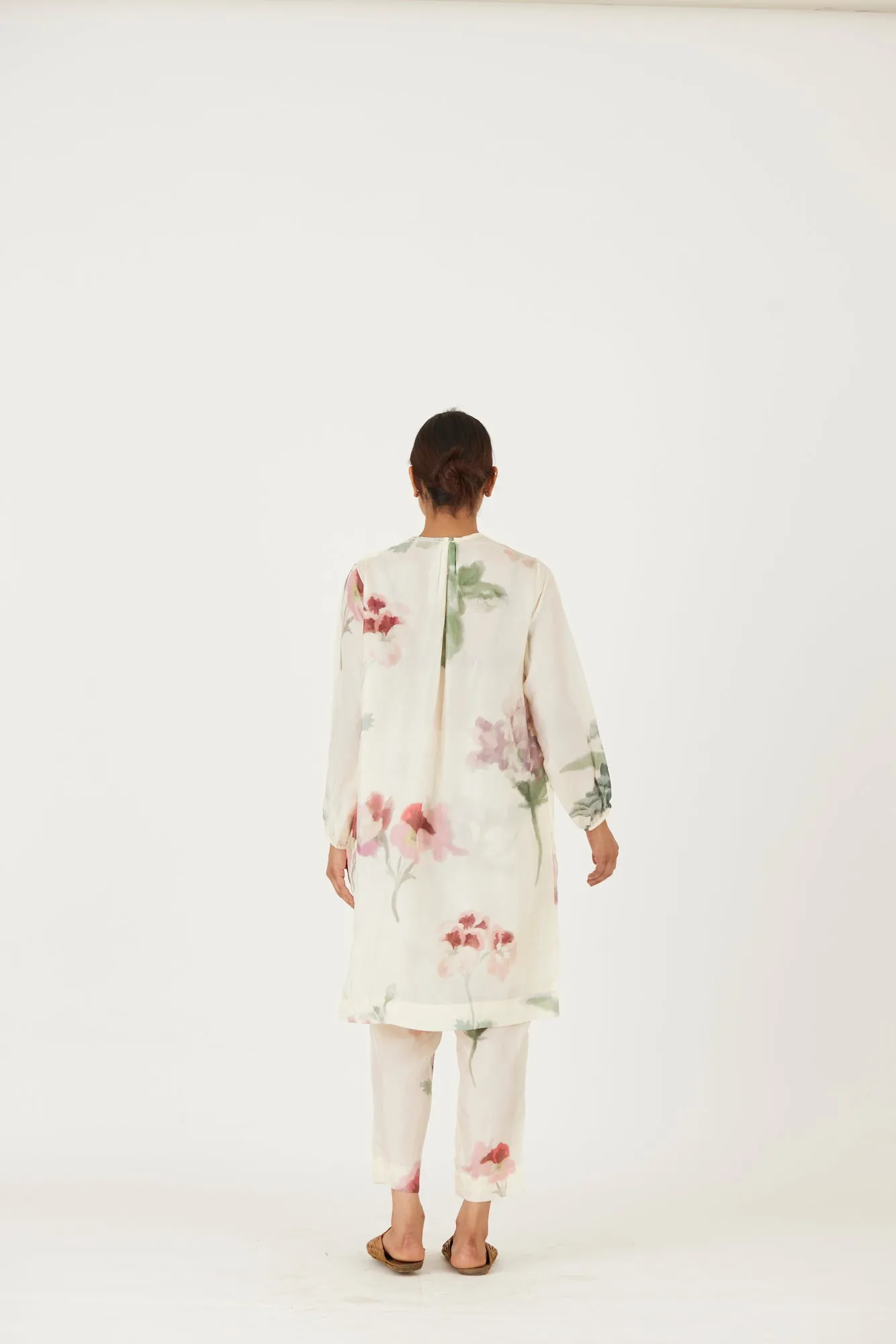 New Season Fall 24/Summer 25-Coord Set-Silk-Juliet White-YAMLS37-Fashion Edit Yam