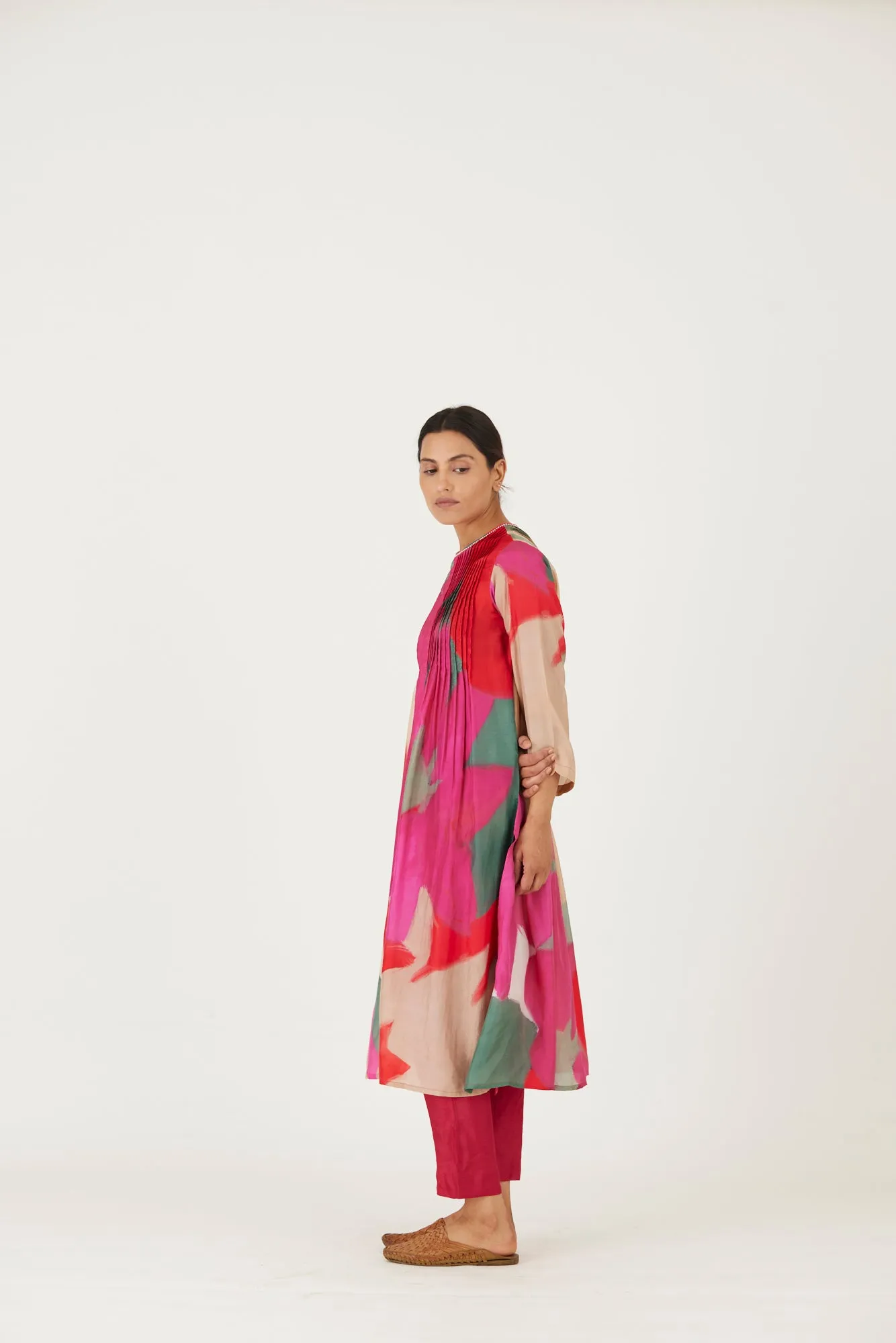 New Season Fall 24/Summer 25-Coord Set-Twill-Lei Lani Red-YAMLS31-Fashion Edit Yam