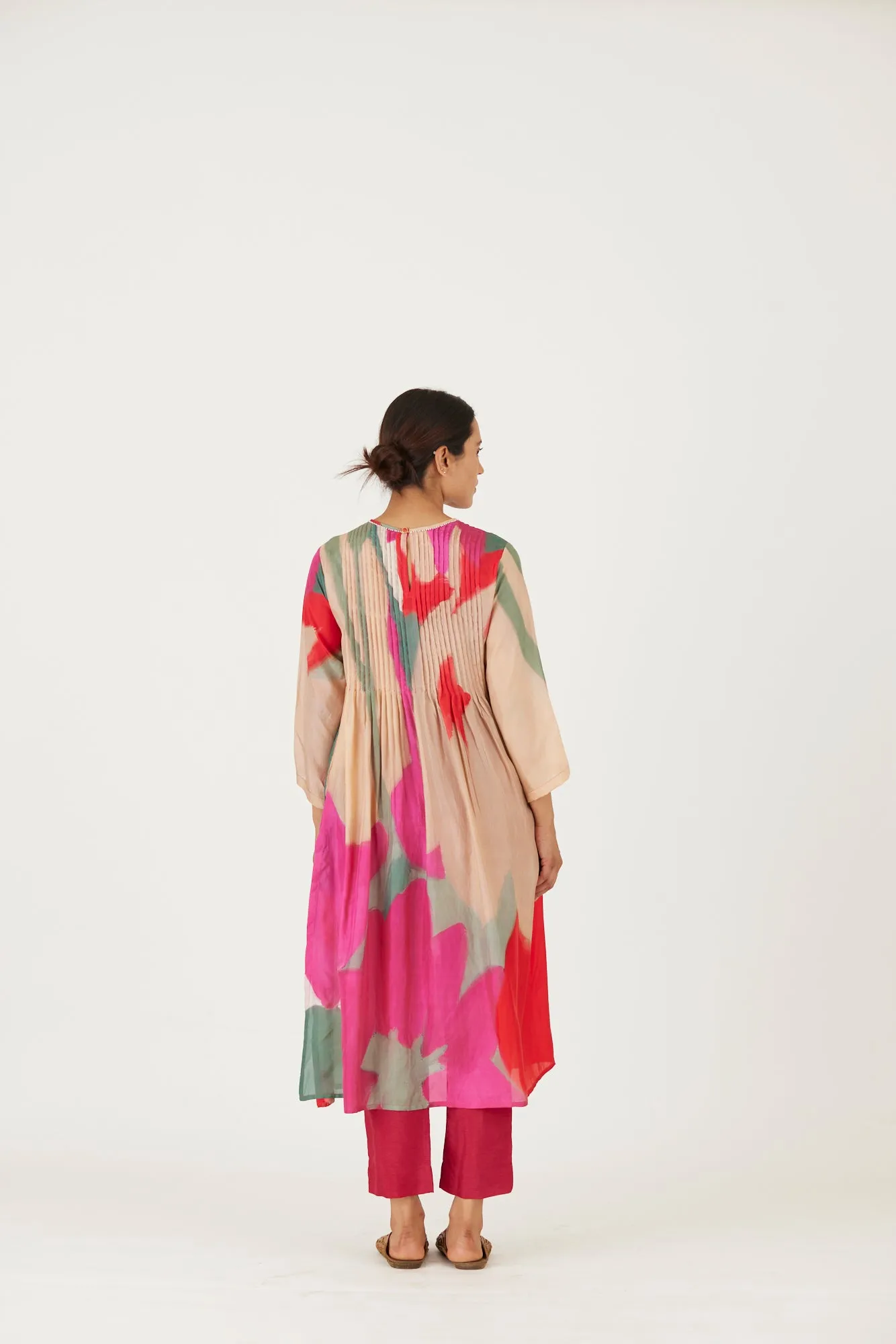New Season Fall 24/Summer 25-Coord Set-Twill-Lei Lani Red-YAMLS31-Fashion Edit Yam
