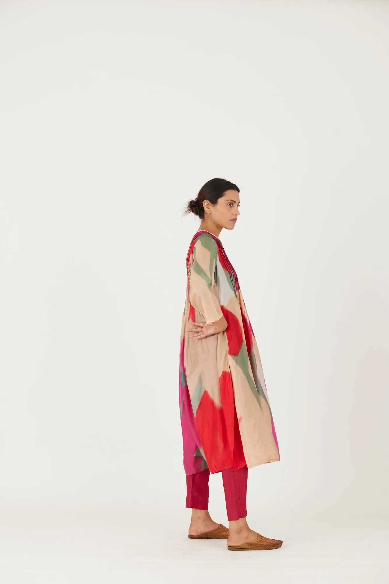 New Season Fall 24/Summer 25-Coord Set-Twill-Lei Lani Red-YAMLS31-Fashion Edit Yam