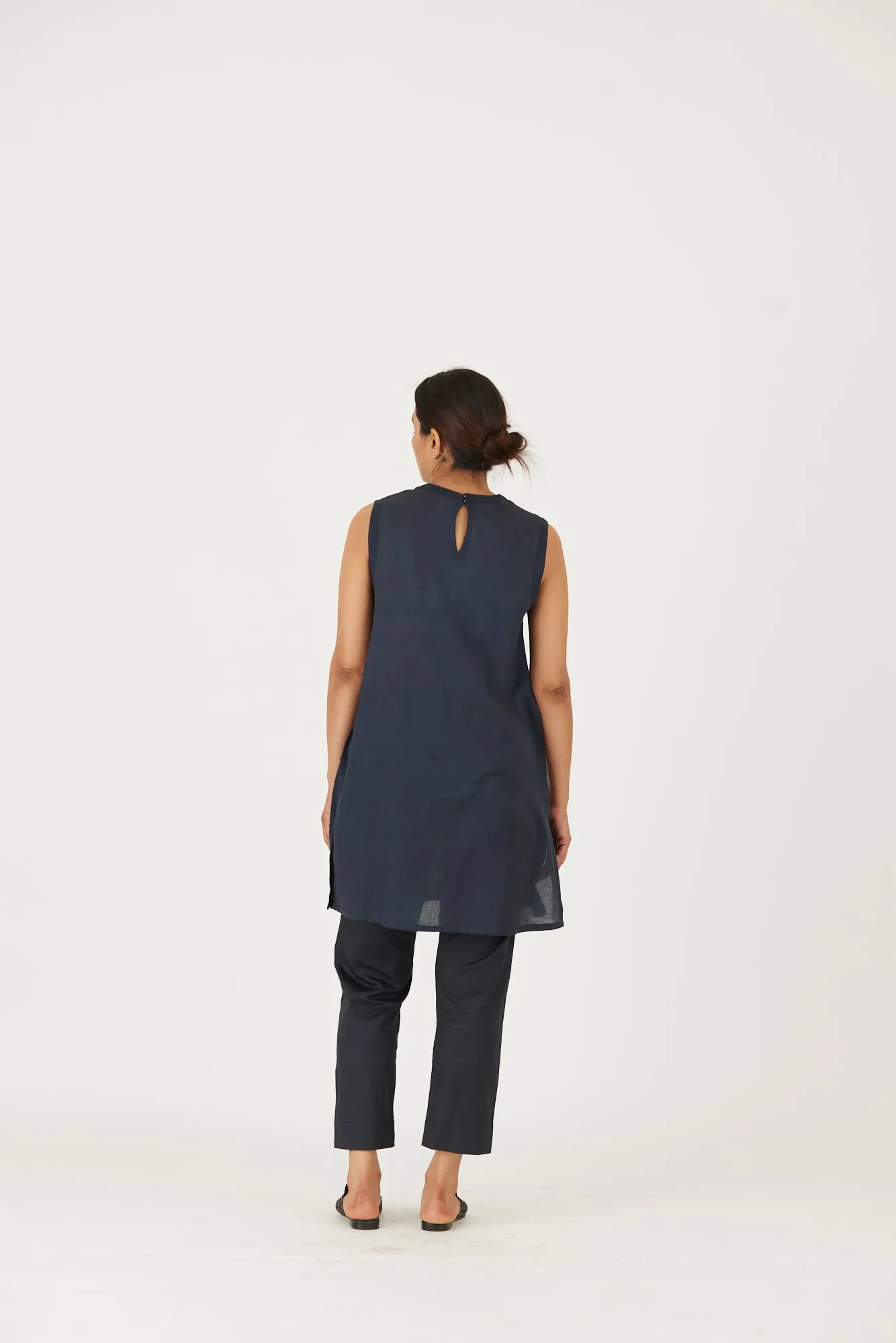 New Season Fall 24/Summer 25-Coord Set-Twill-Mel Black-YAMLS54-Fashion Edit Yam