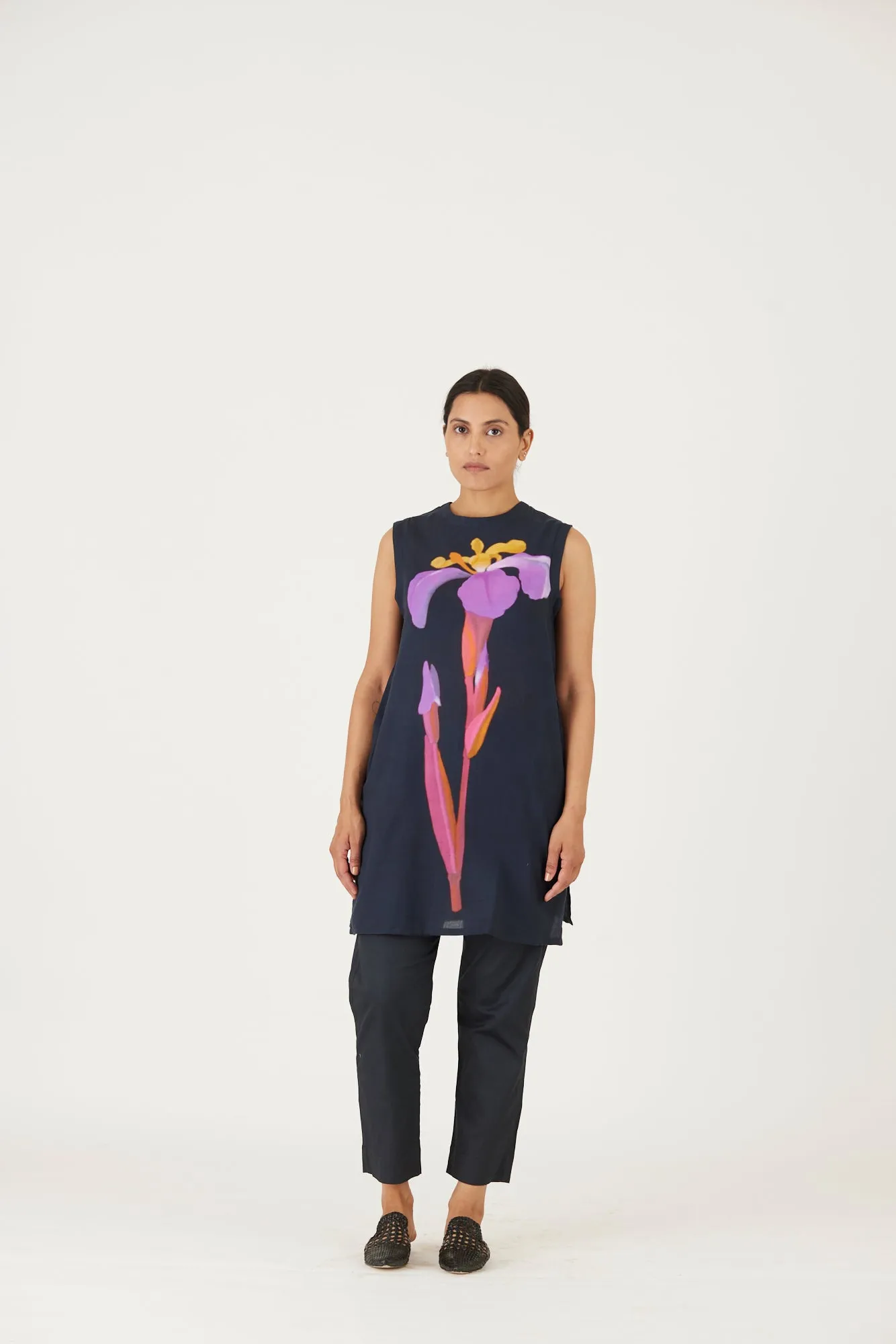 New Season Fall 24/Summer 25-Coord Set-Twill-Mel Black-YAMLS54-Fashion Edit Yam