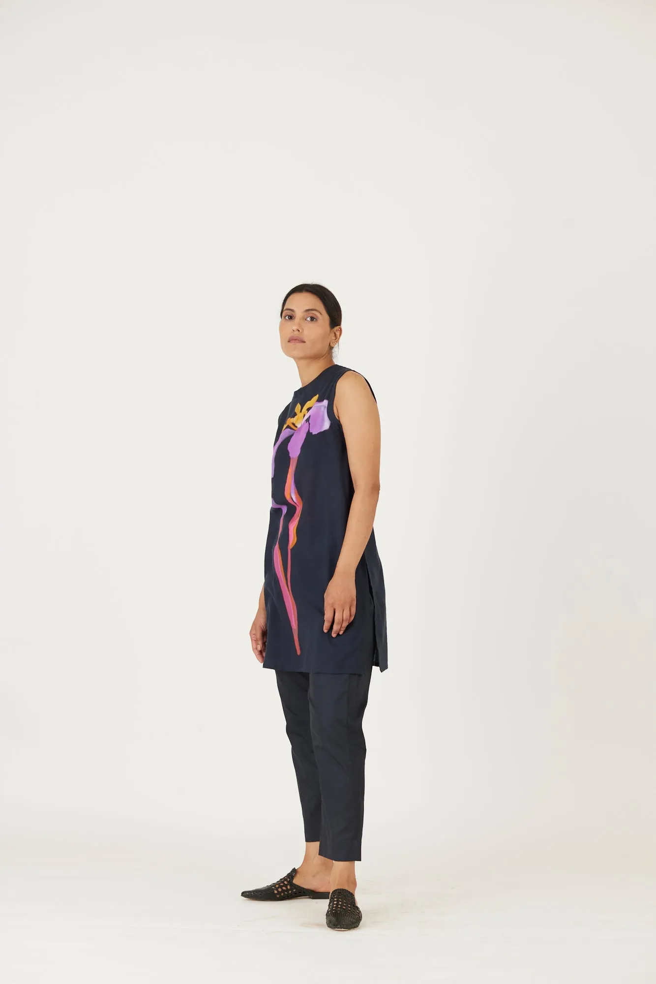 New Season Fall 24/Summer 25-Coord Set-Twill-Mel Black-YAMLS54-Fashion Edit Yam