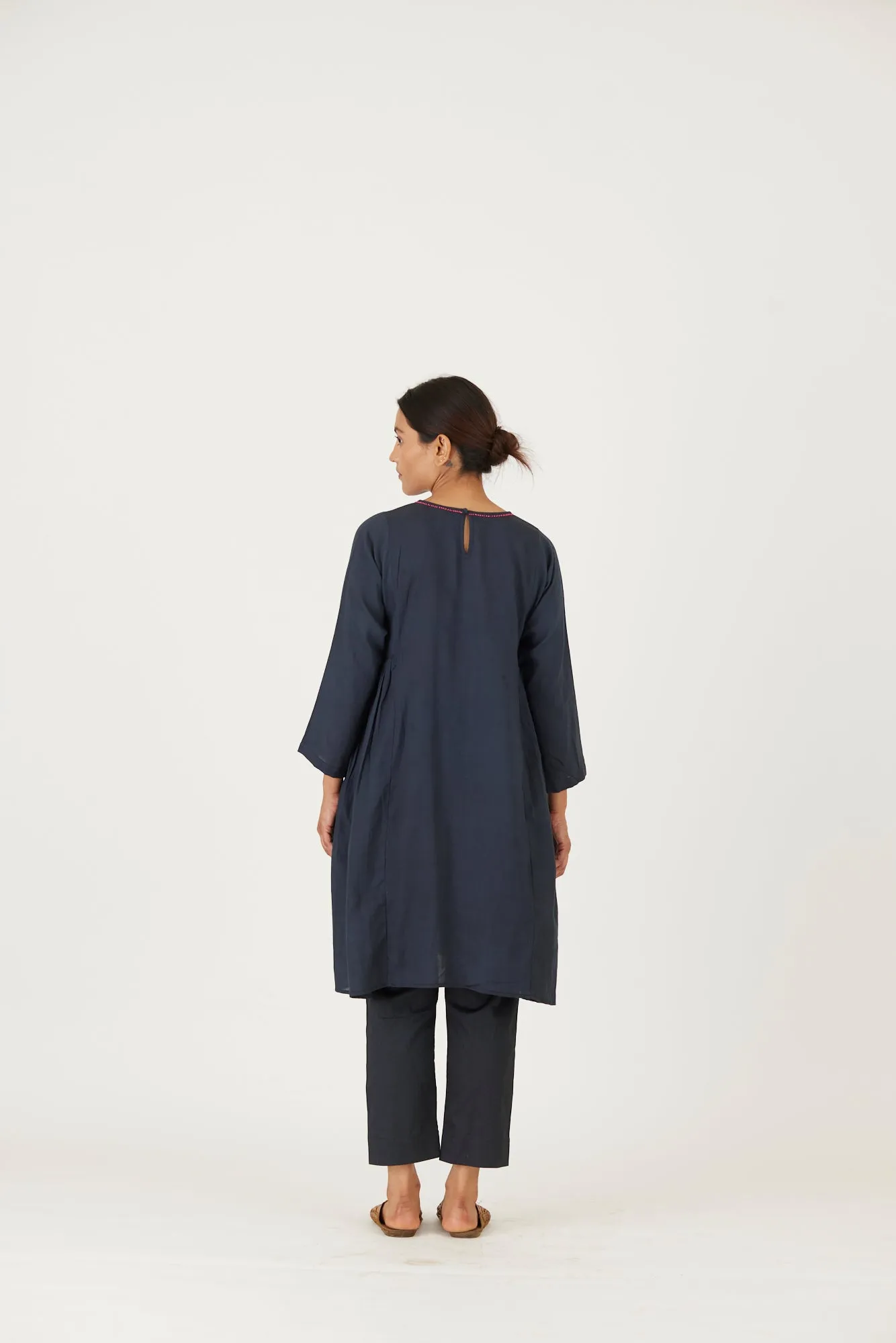 New Season Fall 24/Summer 25-Coord Set-Twill-Rhea Black-YAMLS53-Fashion Edit Yam
