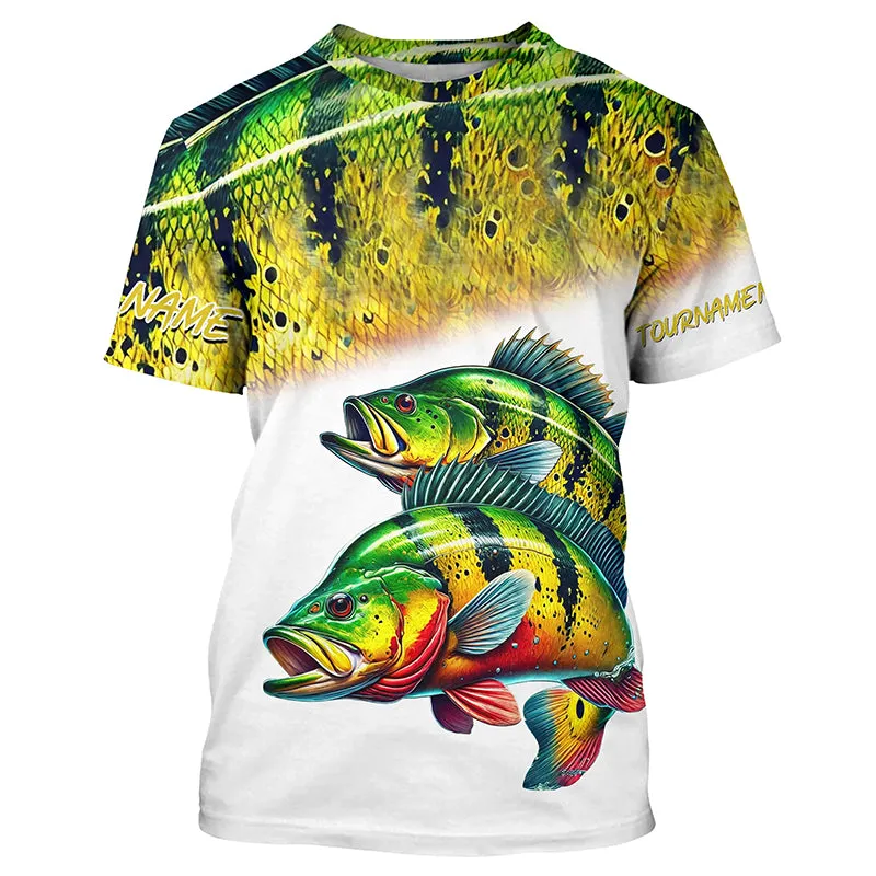 Peacock Bass Fishing Tournament Custom performance fishing T-Shirts NQS181