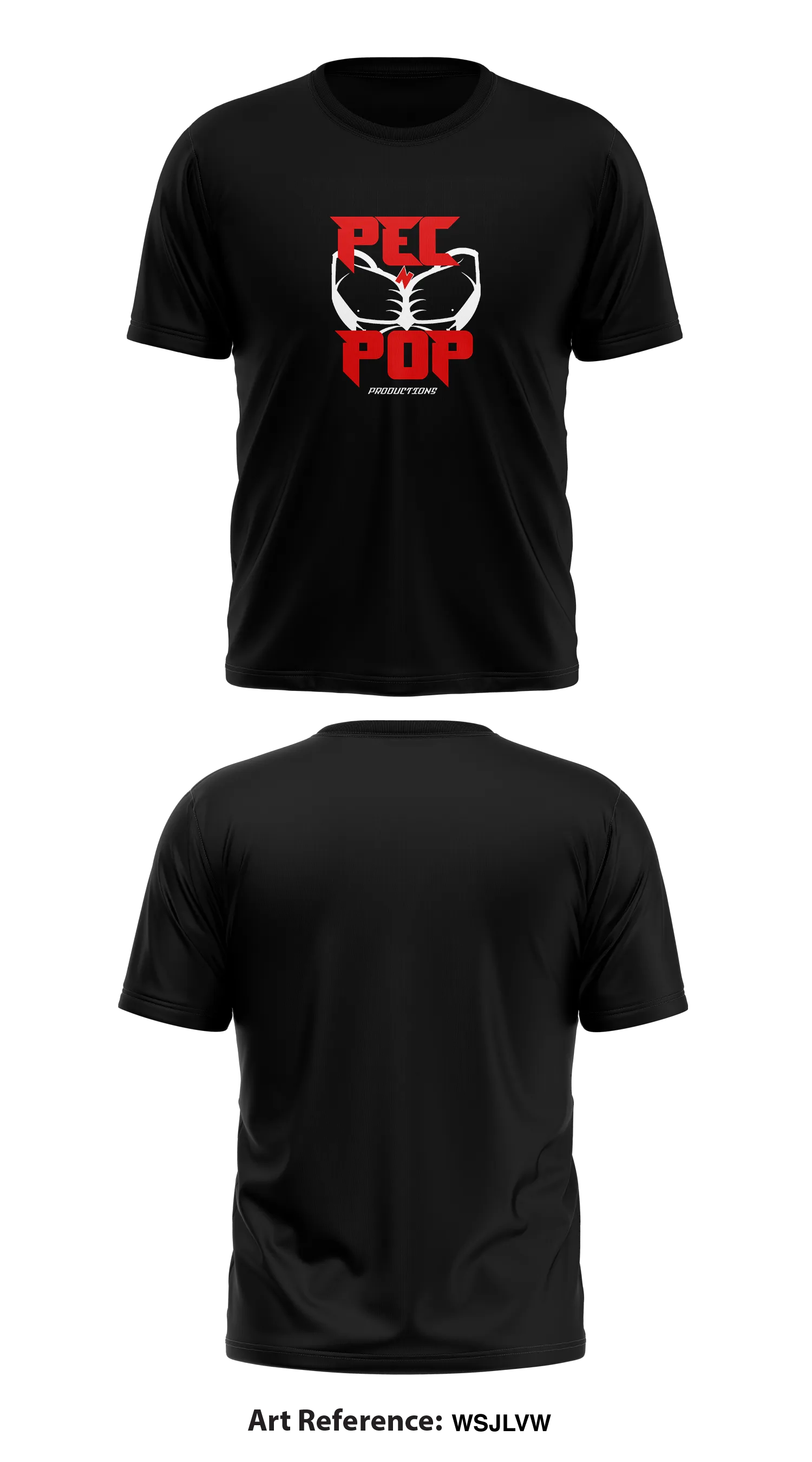 PECnPOP PRODUCTIONS Core Men's SS Performance Tee - wsjLVW