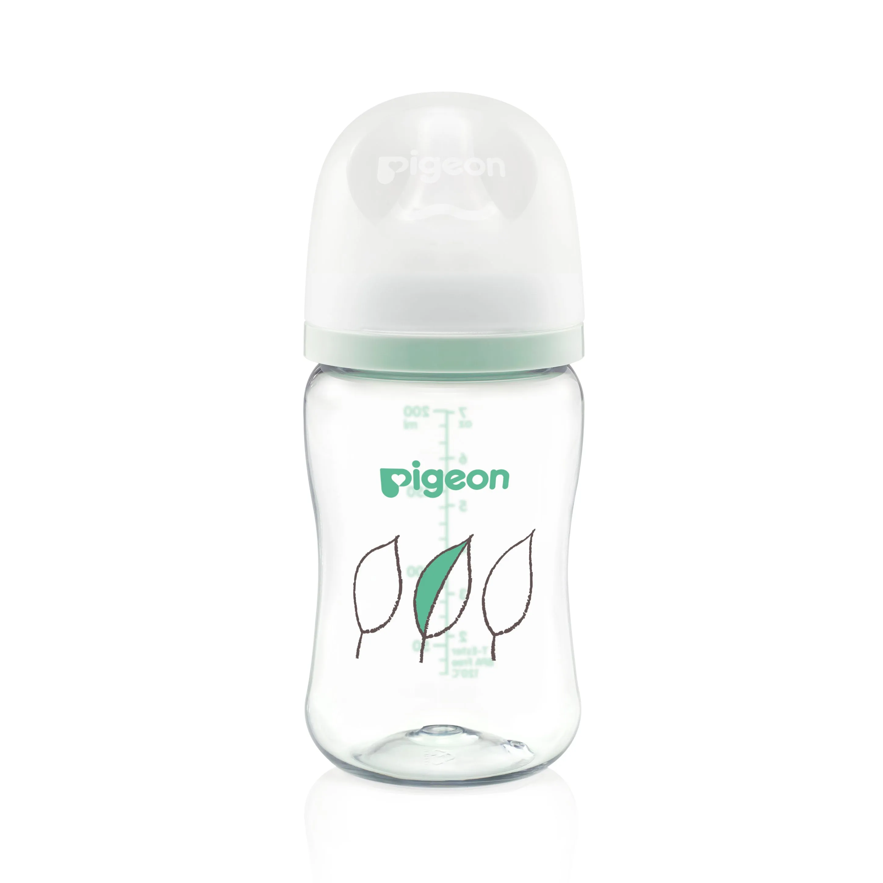 Pigeon Softouch 3 Nursing Wide Neck Bottle T-ester 200ml - Leaf