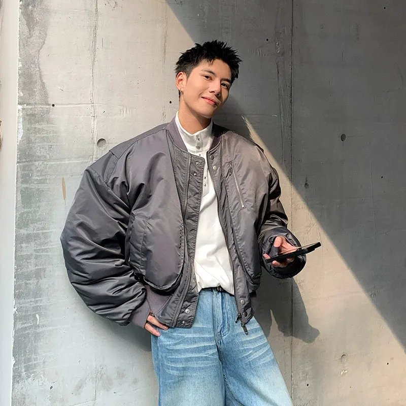 Pilot Style Insulated Cotton Jacket