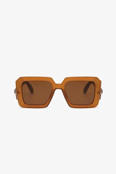 Polycarbonate Frame Square Sunglasses
