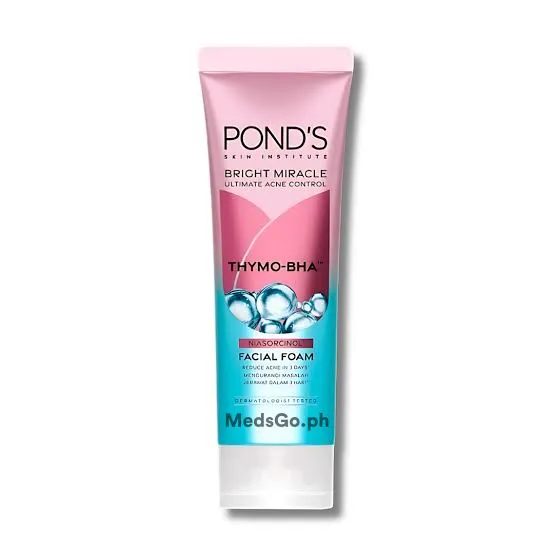 Pond'S Bright Miracle Ultimate Acne Solution THYMO-BHA Facial Foam 100g