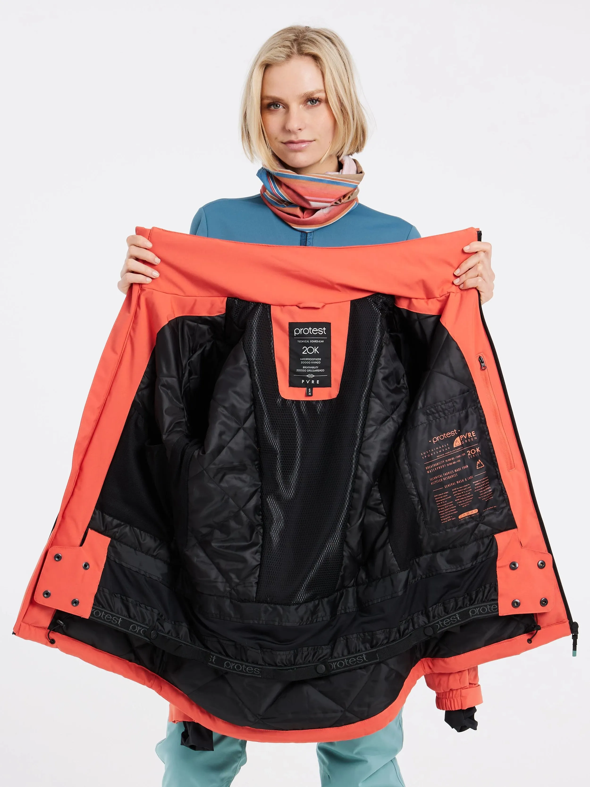 Protest Sima Jacket Womens Tosca Red