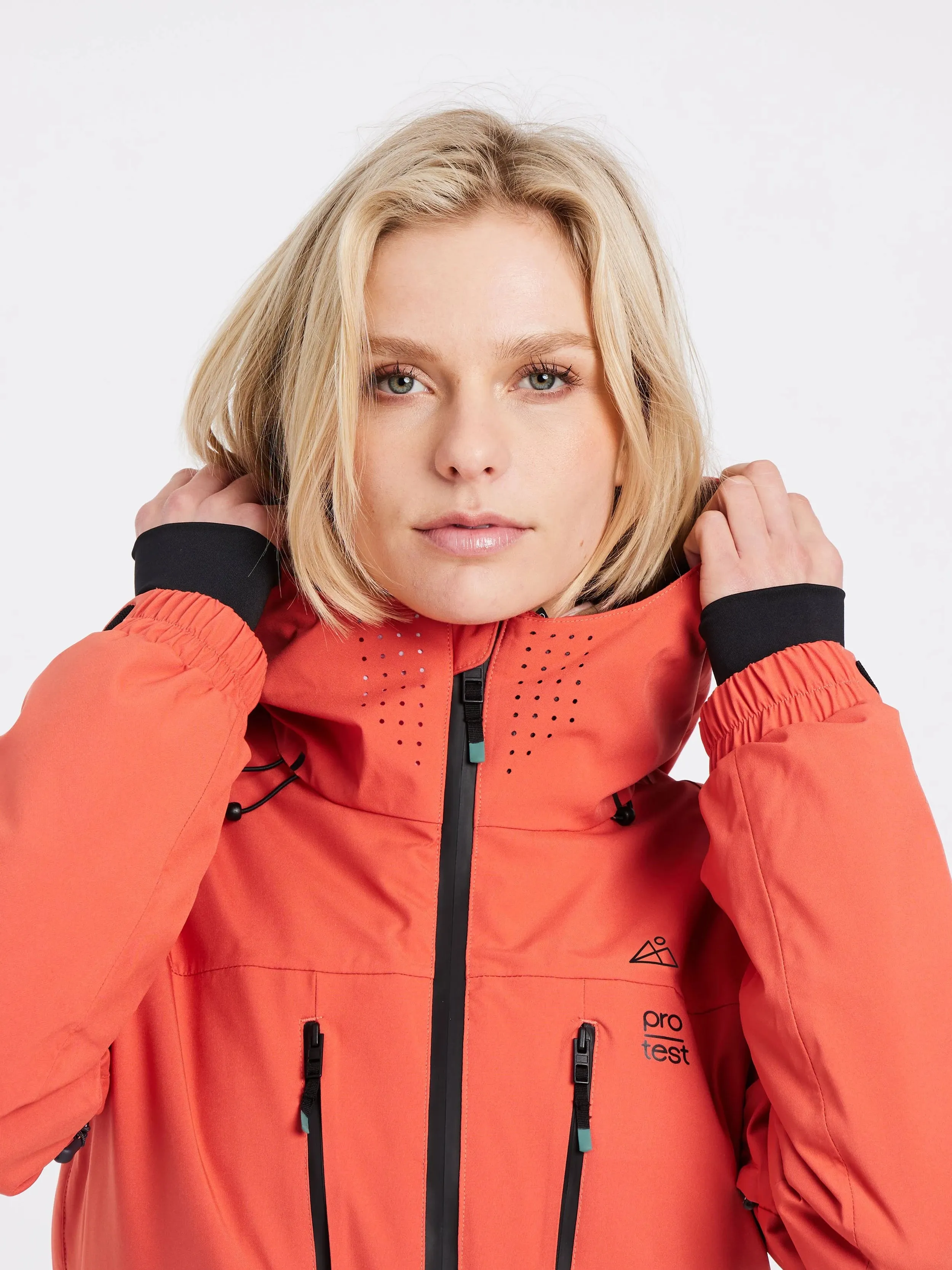 Protest Sima Jacket Womens Tosca Red