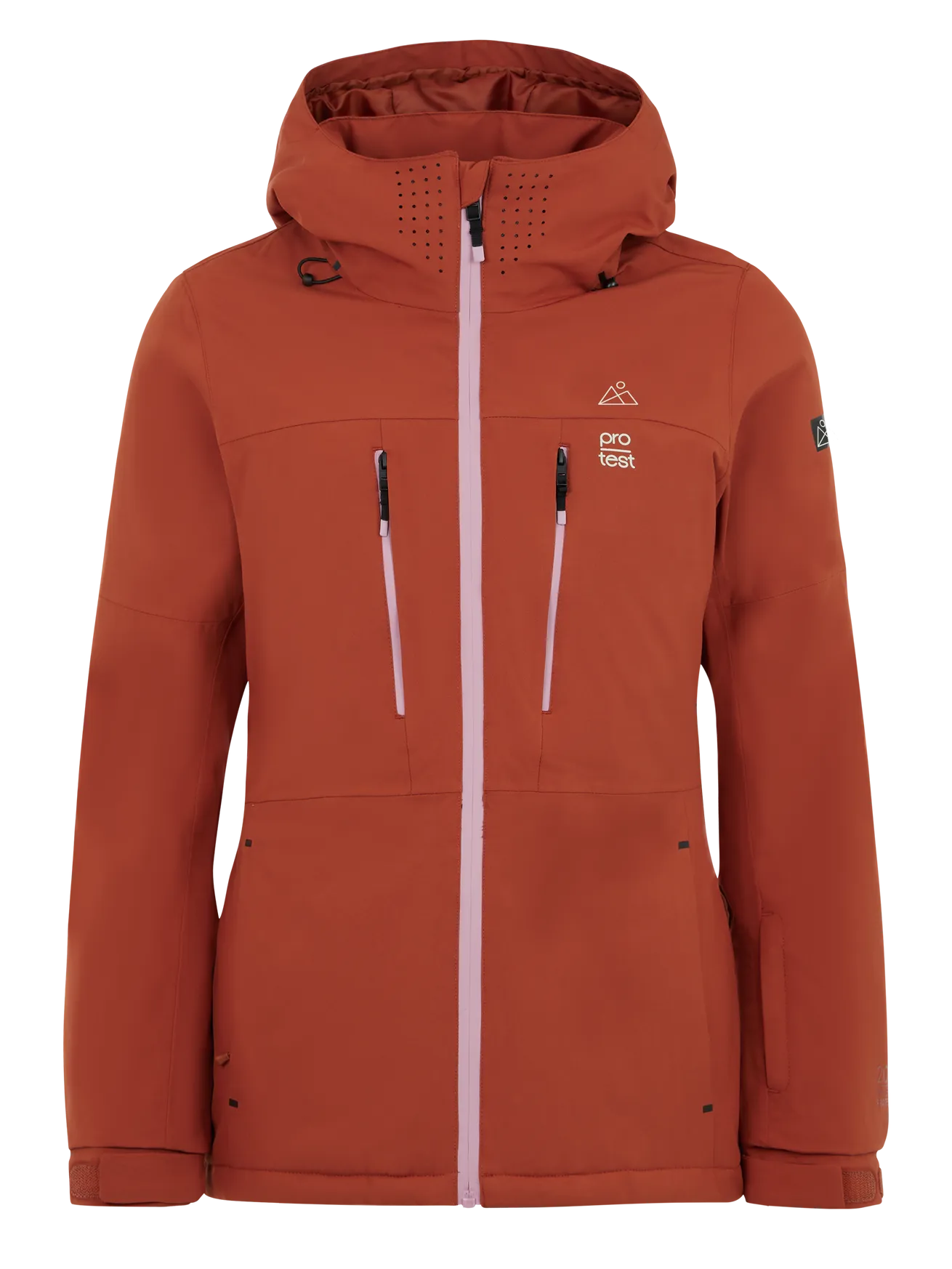 Protest Sima Snow Jacket Womens - Uluru Rust