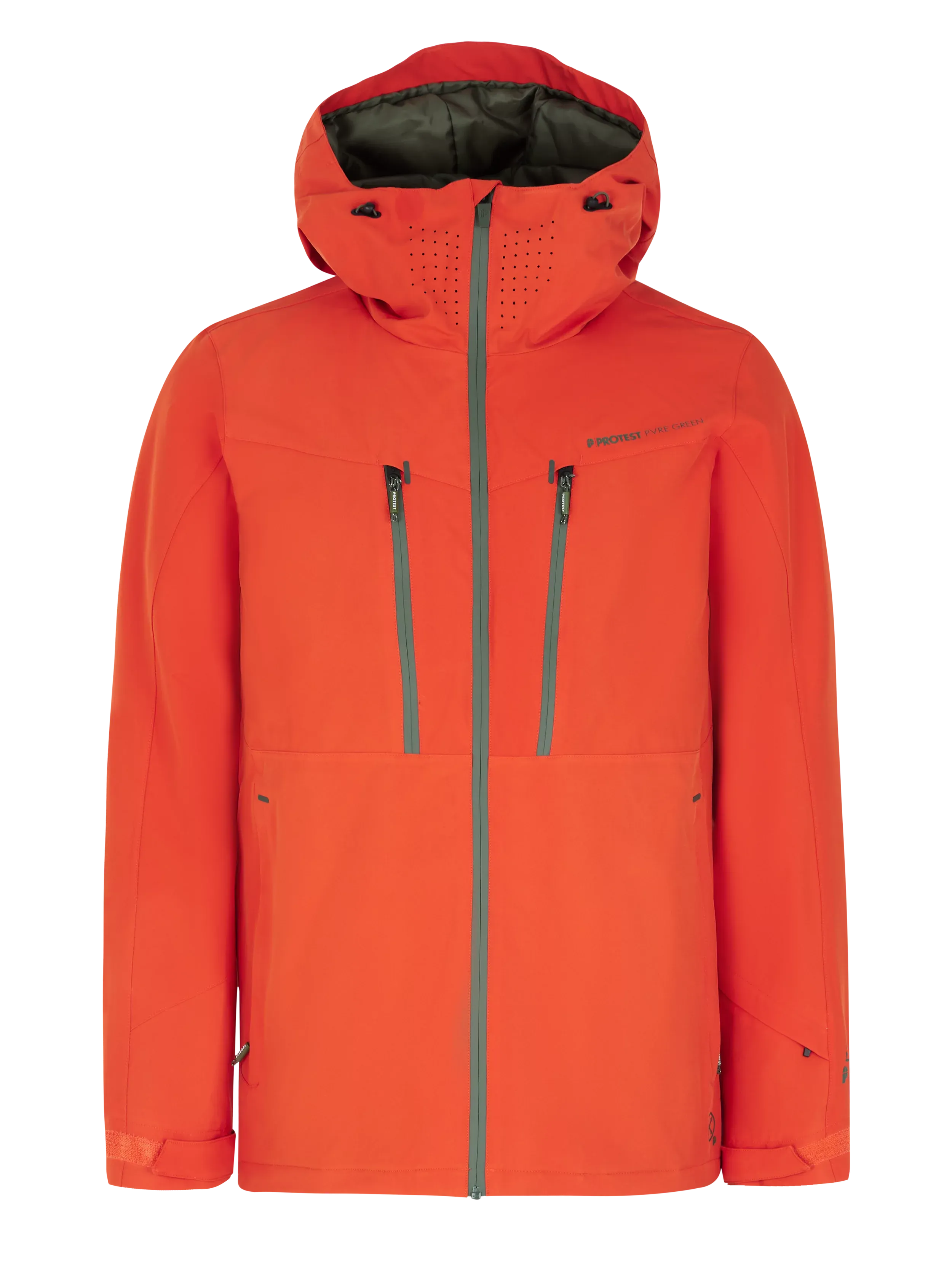 Protest Timothy Jacket Mens 2025 Burnt Orange