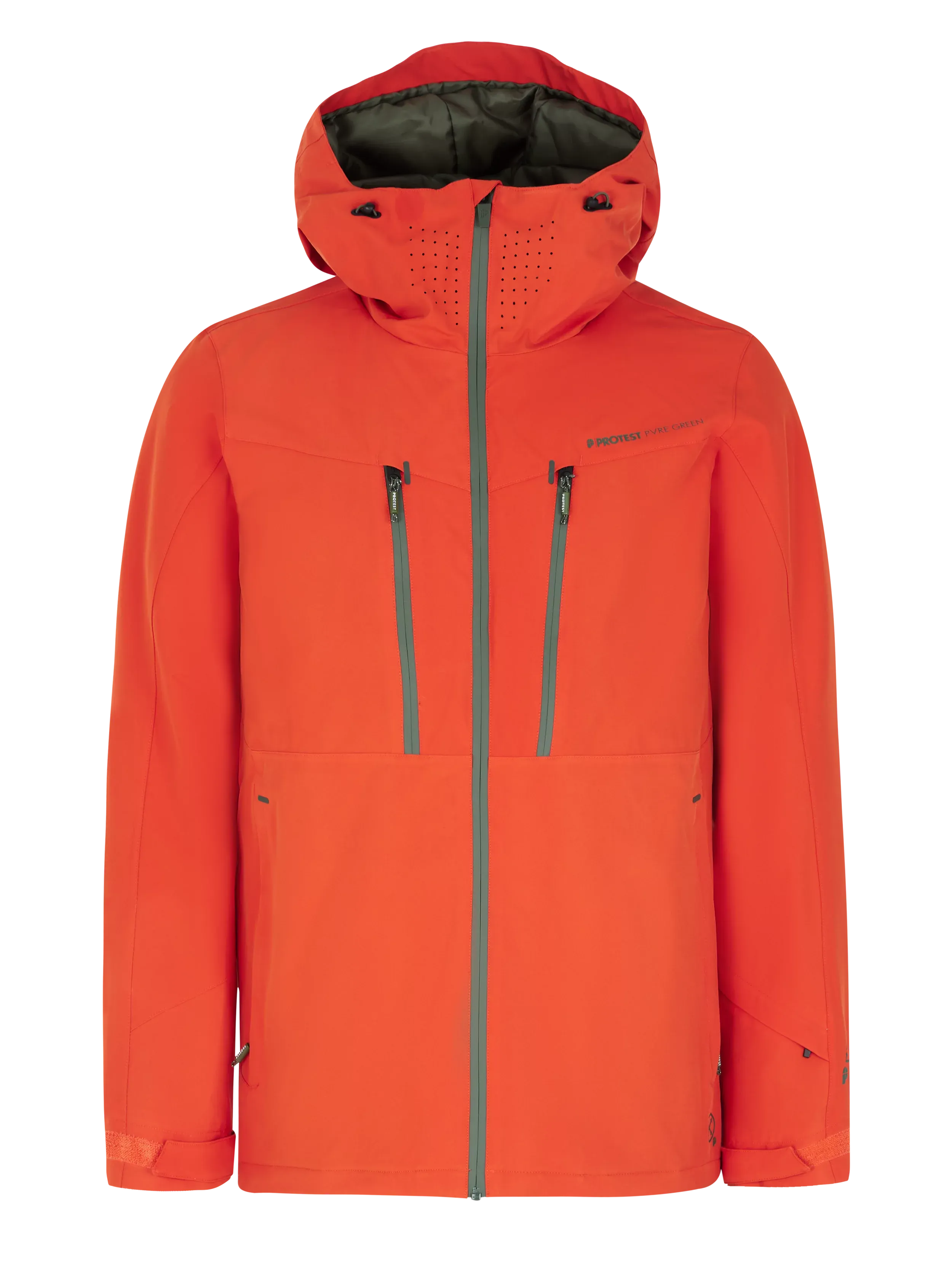 Protest Timothy Jacket Mens 2025 Burnt Orange